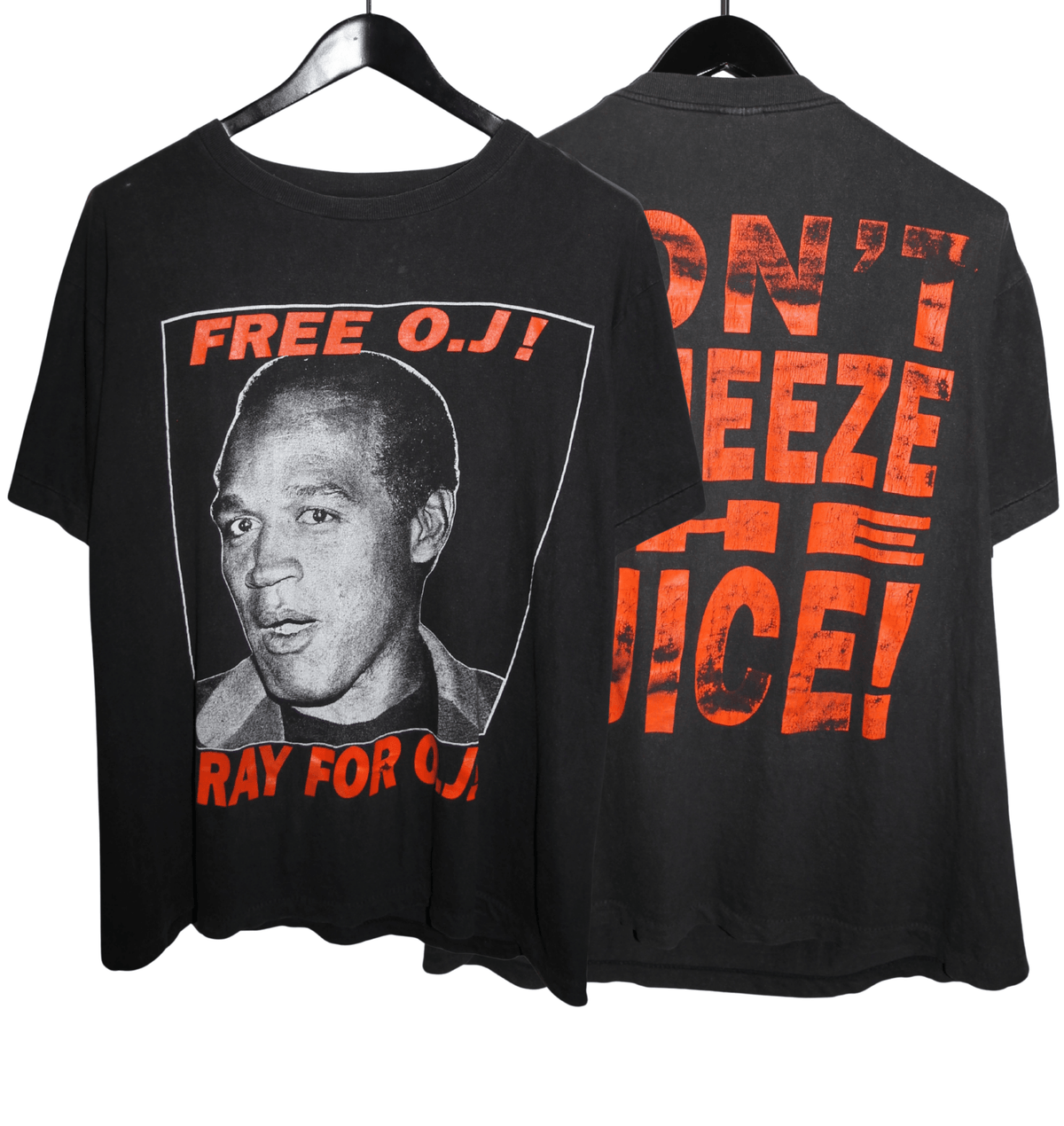 OJ Simpson 1994 Pray For OJ Rap Tee - Faded AU