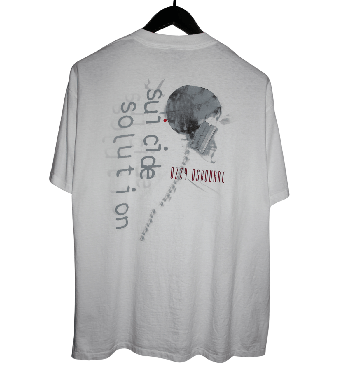 Ozzy Osbourne 1994 Suicide Solution Shirt - Faded AU