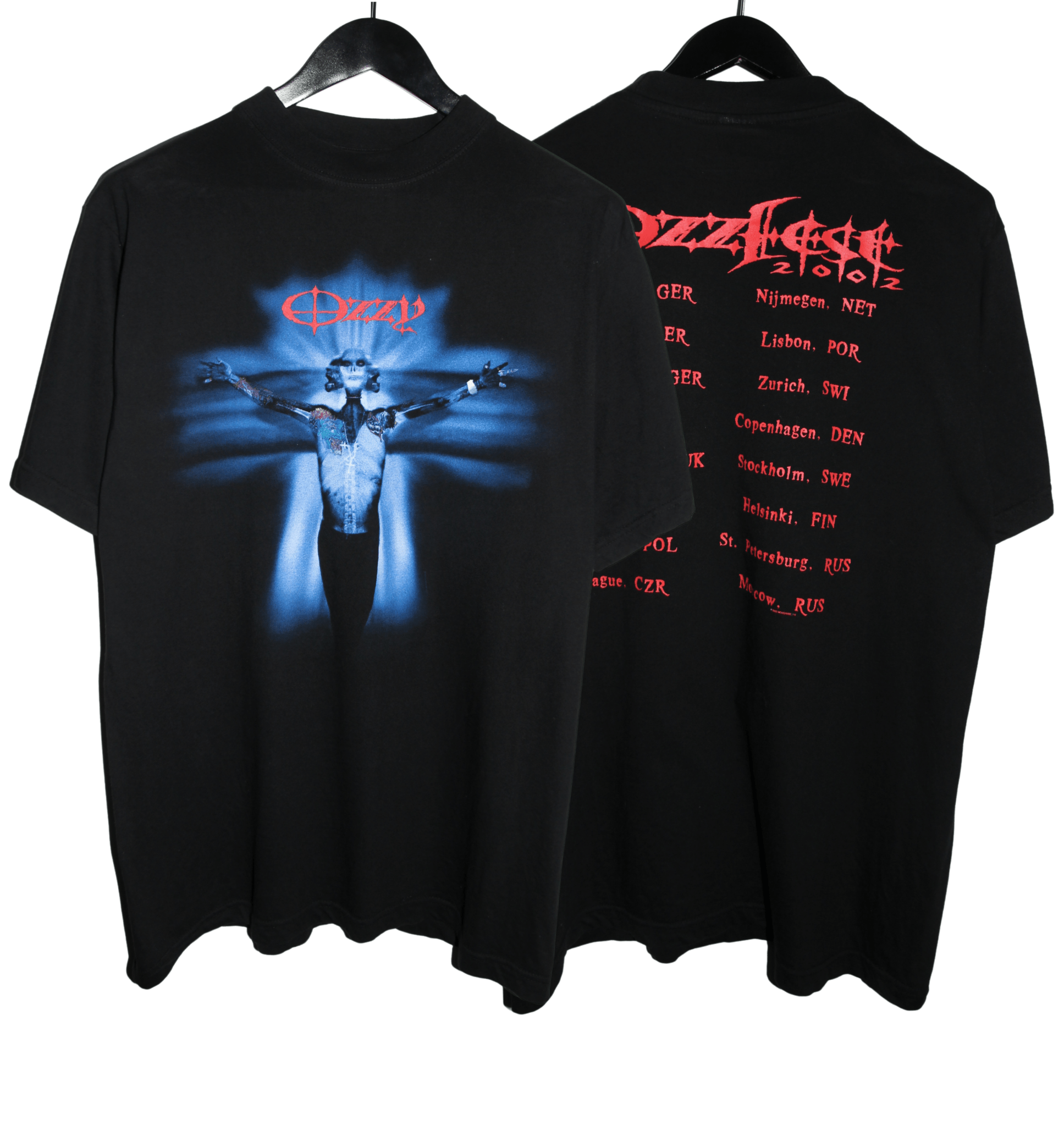Ozzy Osbourne 2002 Crucifixion Shirt - Faded AU