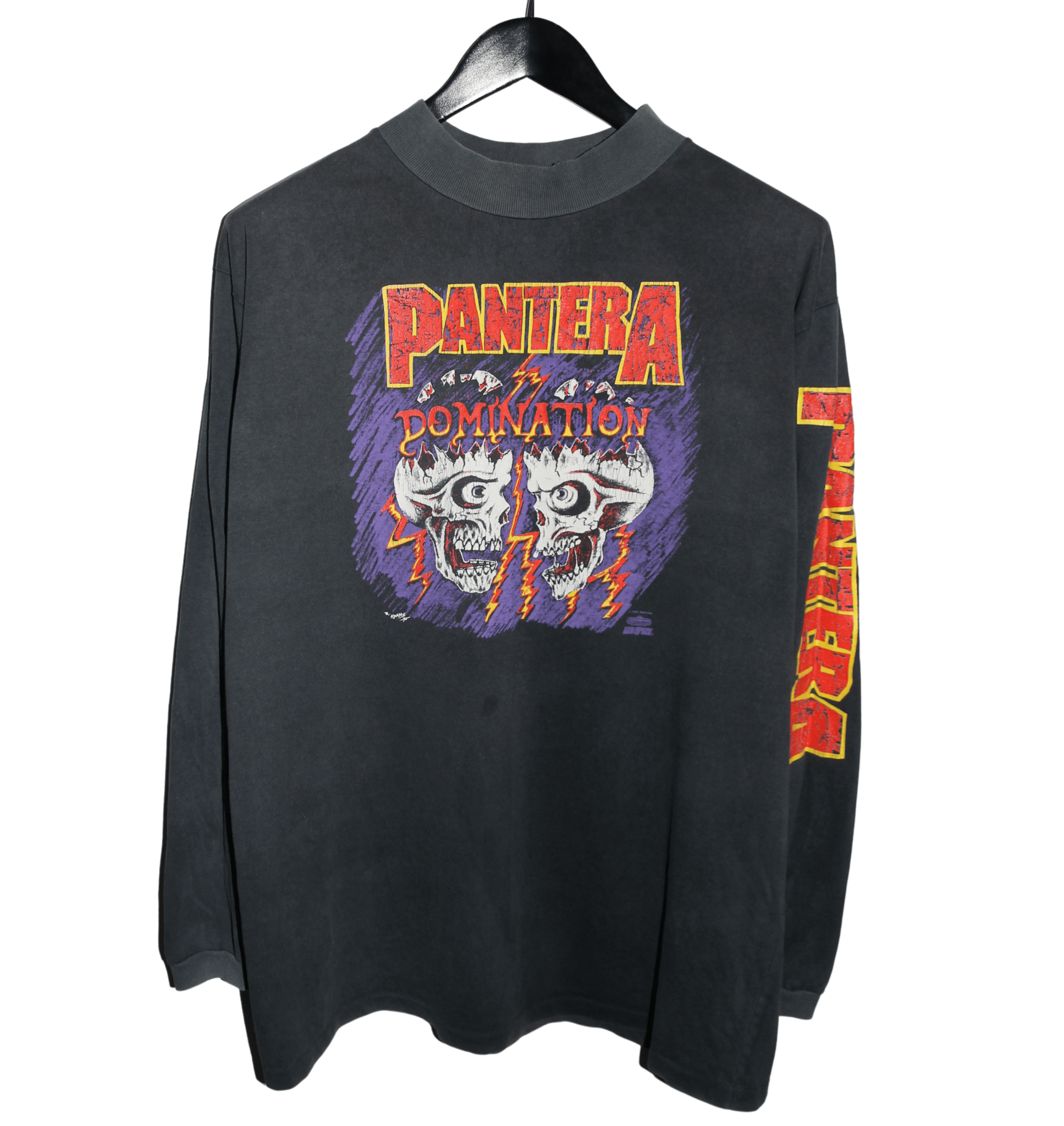 Pantera 1990 Domination Long Sleeve - Faded AU