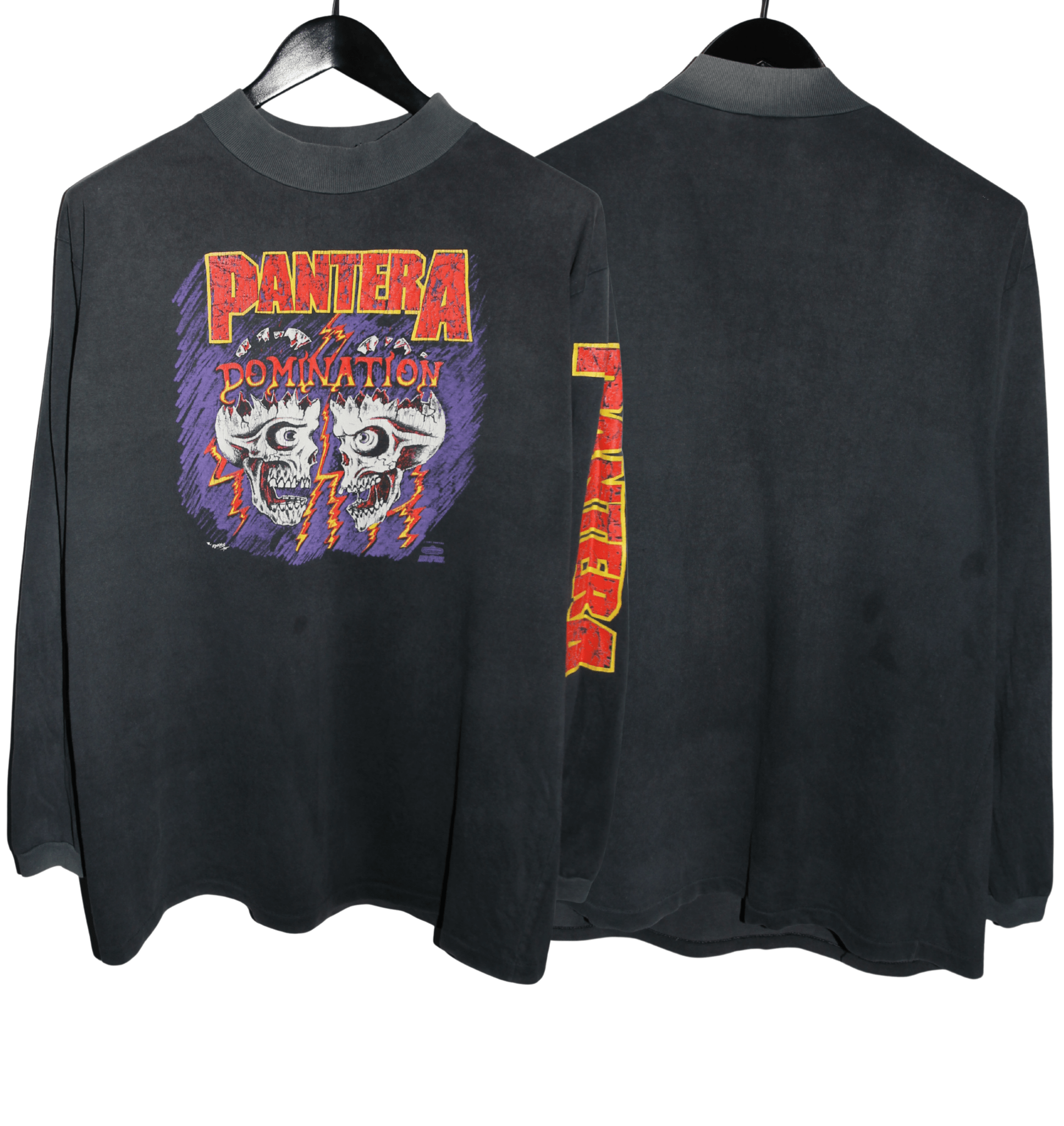 Pantera 1990 Domination Long Sleeve - Faded AU