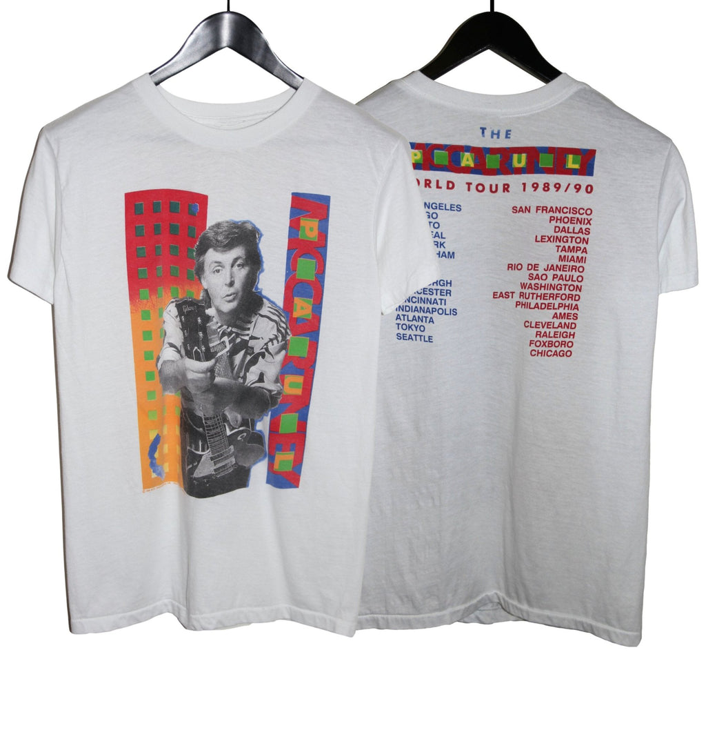 Paul McCartney 1989 World Tour Shirt - Faded AU