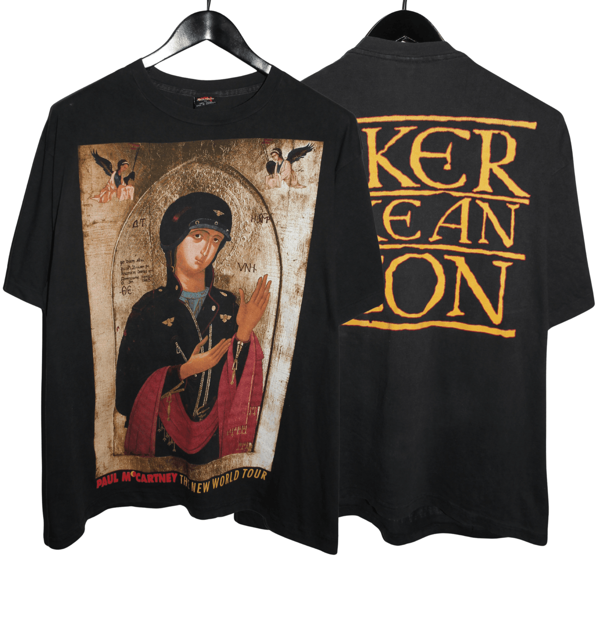 Paul McCartney 1993 New World Tour Shirt - Faded AU