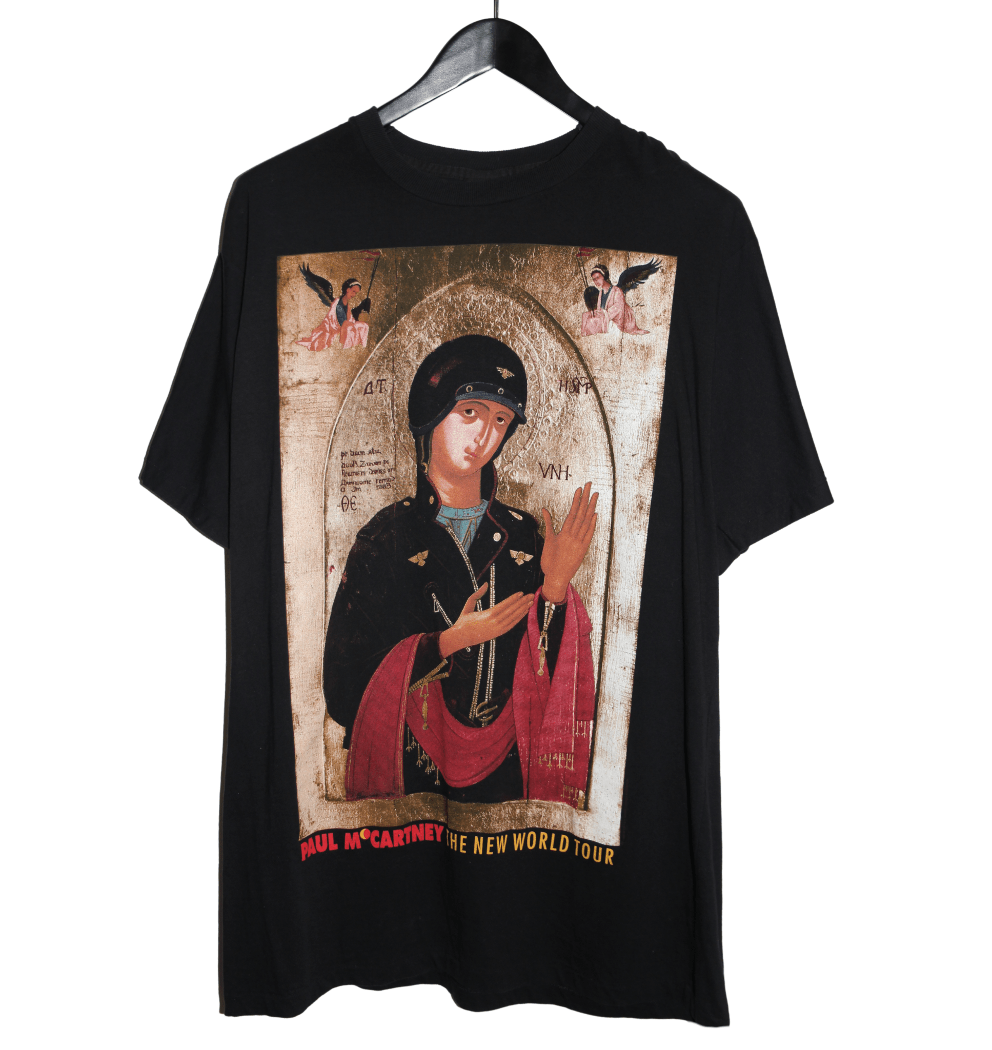 Paul McCartney 1993 New World Tour Shirt - Faded AU