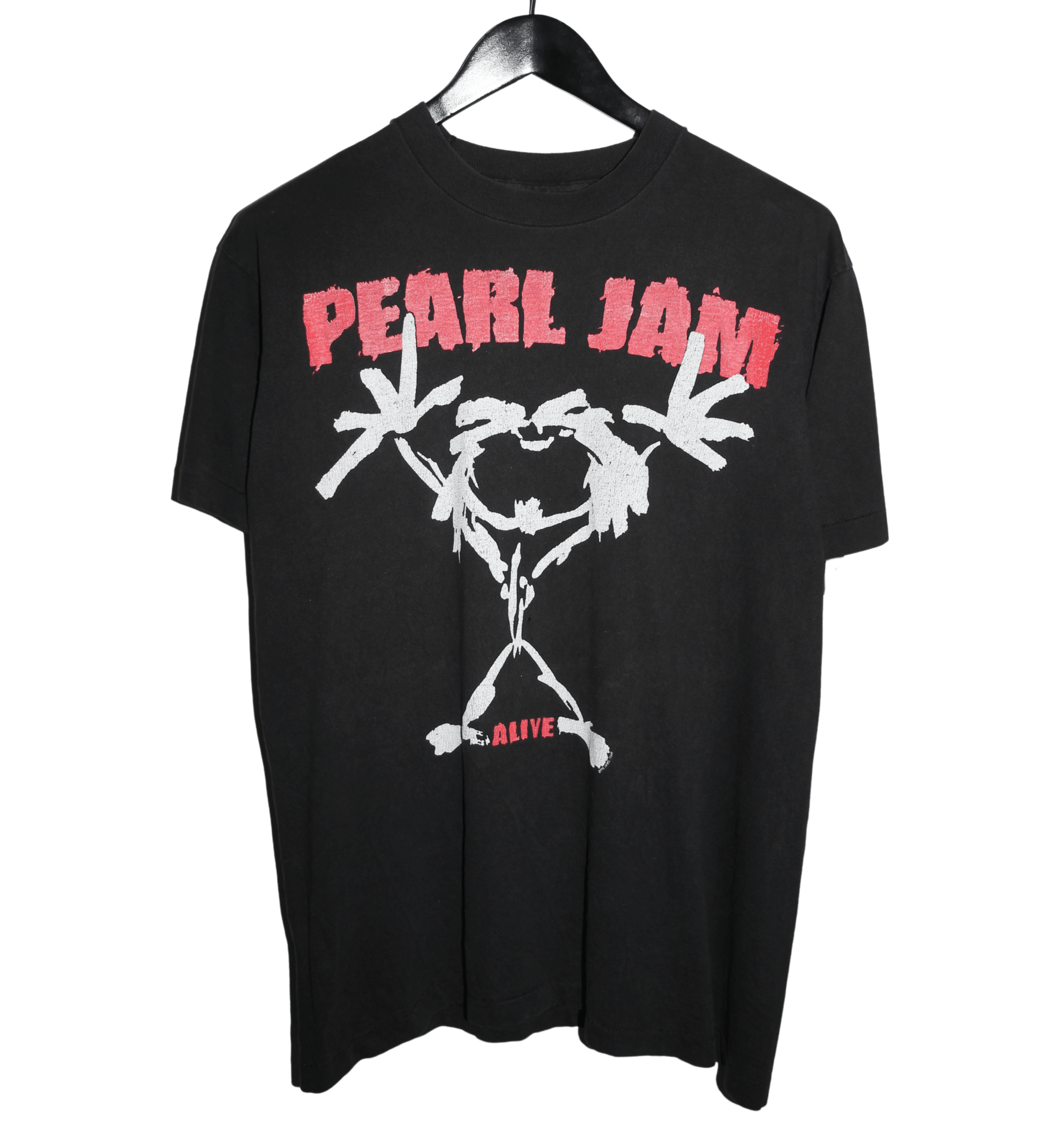 Pearl Jam 1992 Alive Ten Album Shirt - Faded AU