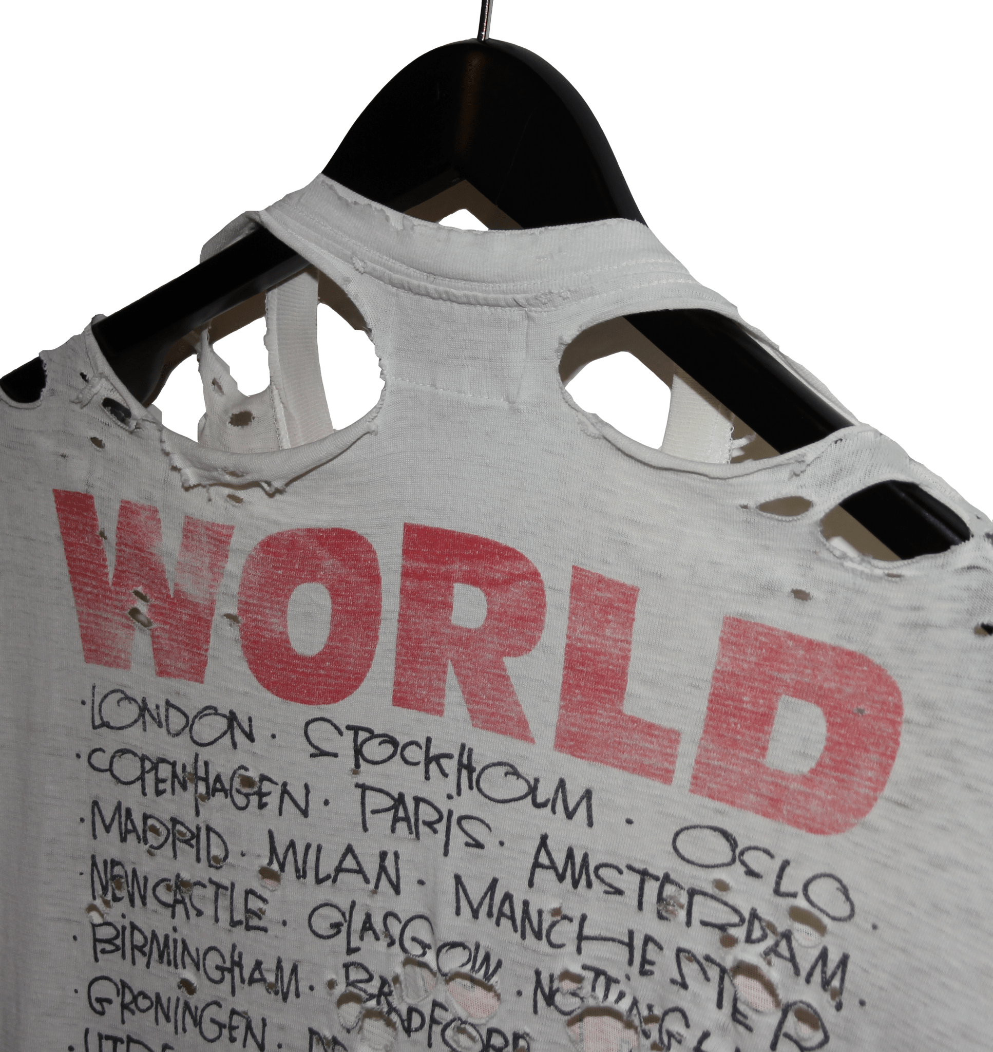 Pearl Jam 1992 World Jam Tour Shirt - Faded AU