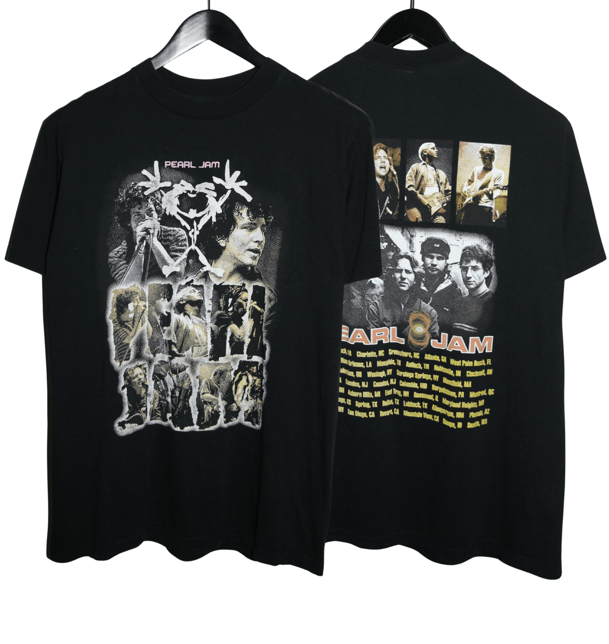 Pearl Jam 1998 Tour Shirt - Faded AU