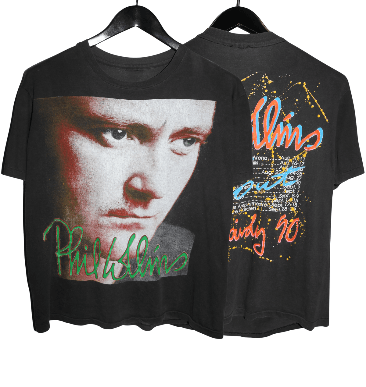 Phil Collins 1990 But Seriously Tour Shirt - Faded AU