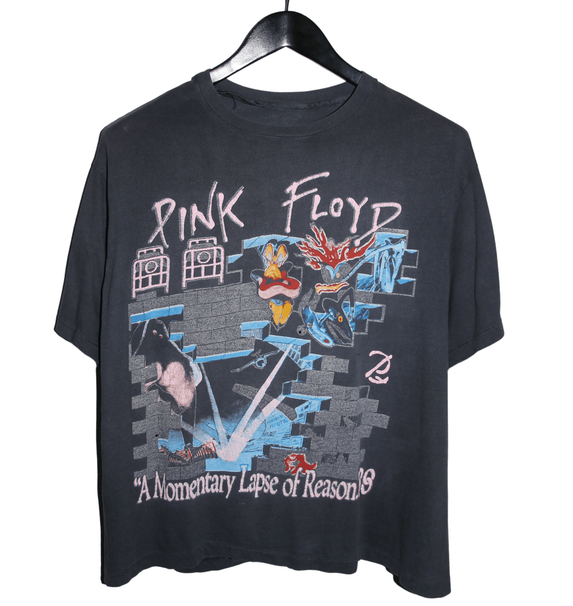 Pink Floyd 1988 A Momentary Lapse of Reason Tour Shirt - Faded AU