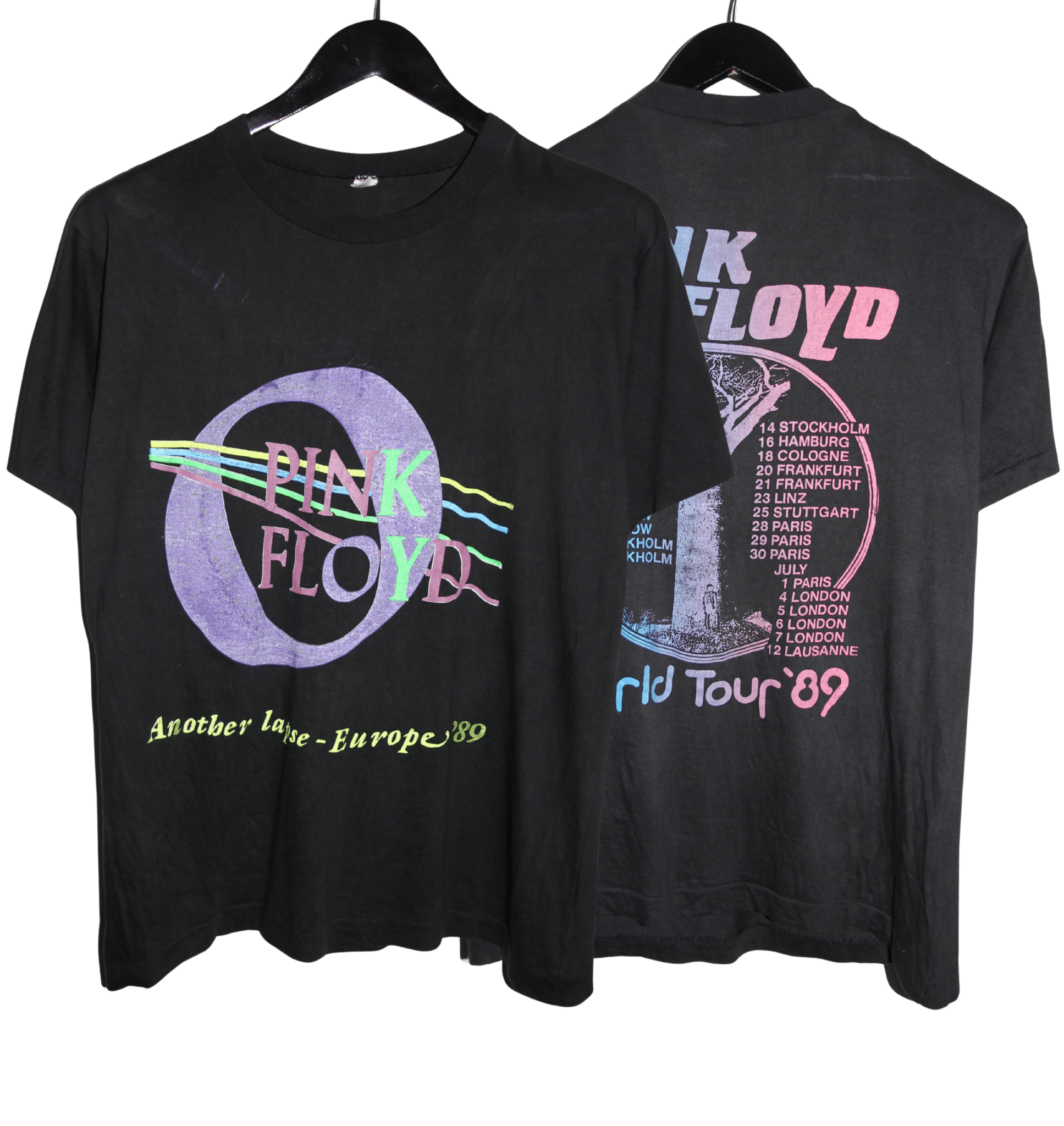 Pink Floyd 1989 Another Lapse European Tour Shirt - Faded AU