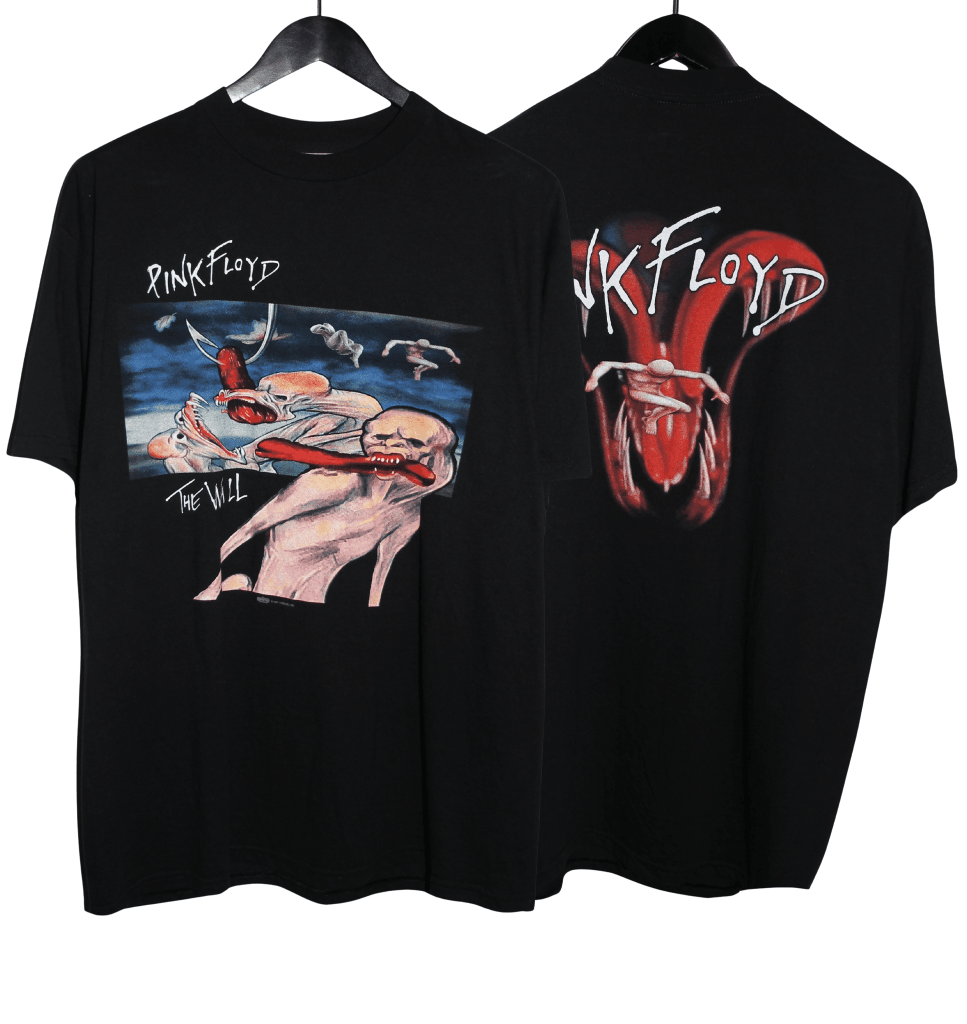 Pink Floyd 1997 The Wall Gerald Scarfe Shirt - Faded AU