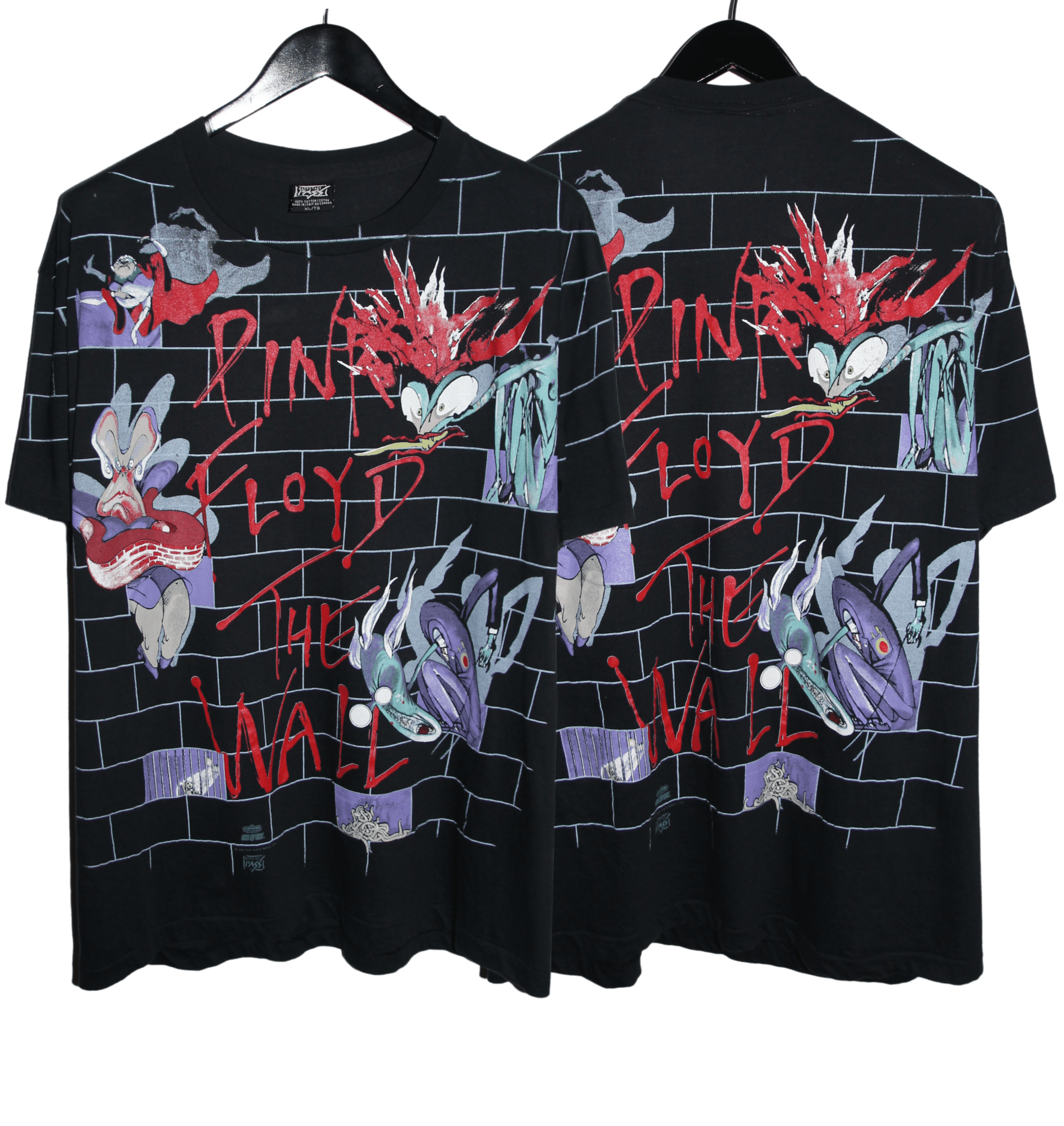 Pink Floyd 90's The Wall Album All Over Print Shirt - Faded AU