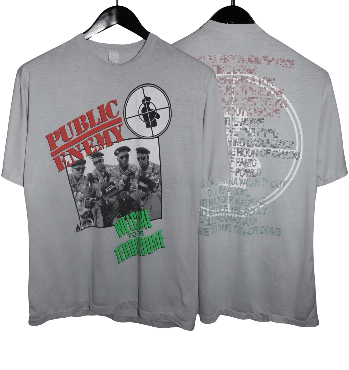 Public Enemy 1990 Welcome to the Thunderdrome Shirt - Faded AU