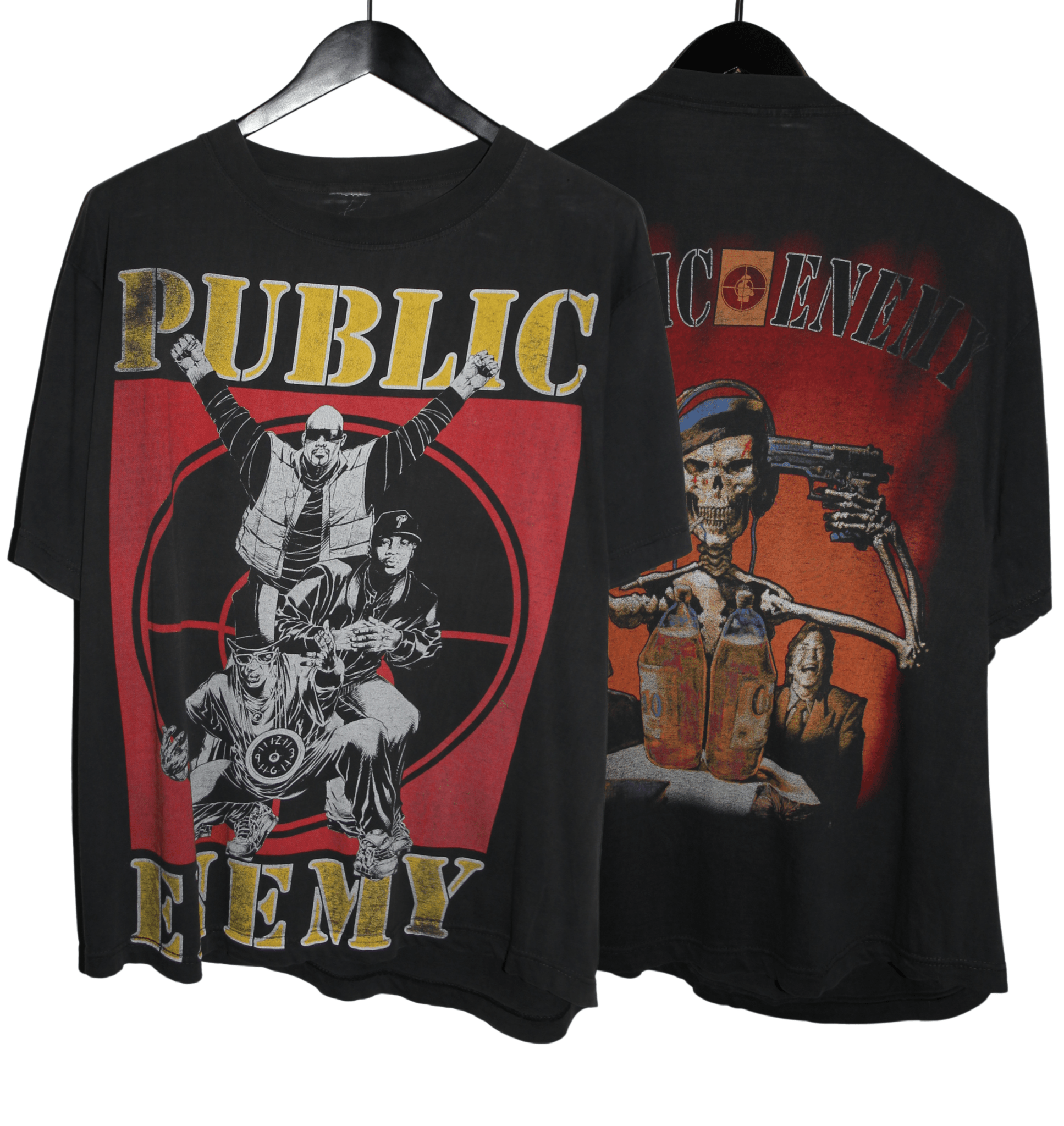 Public Enemy 90's Bootleg Shirt - Faded AU