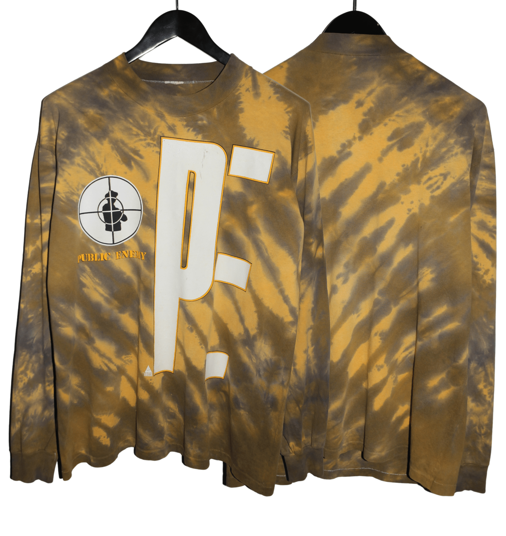 Public Enemy 90's Tie Dye Long Sleeve - Faded AU