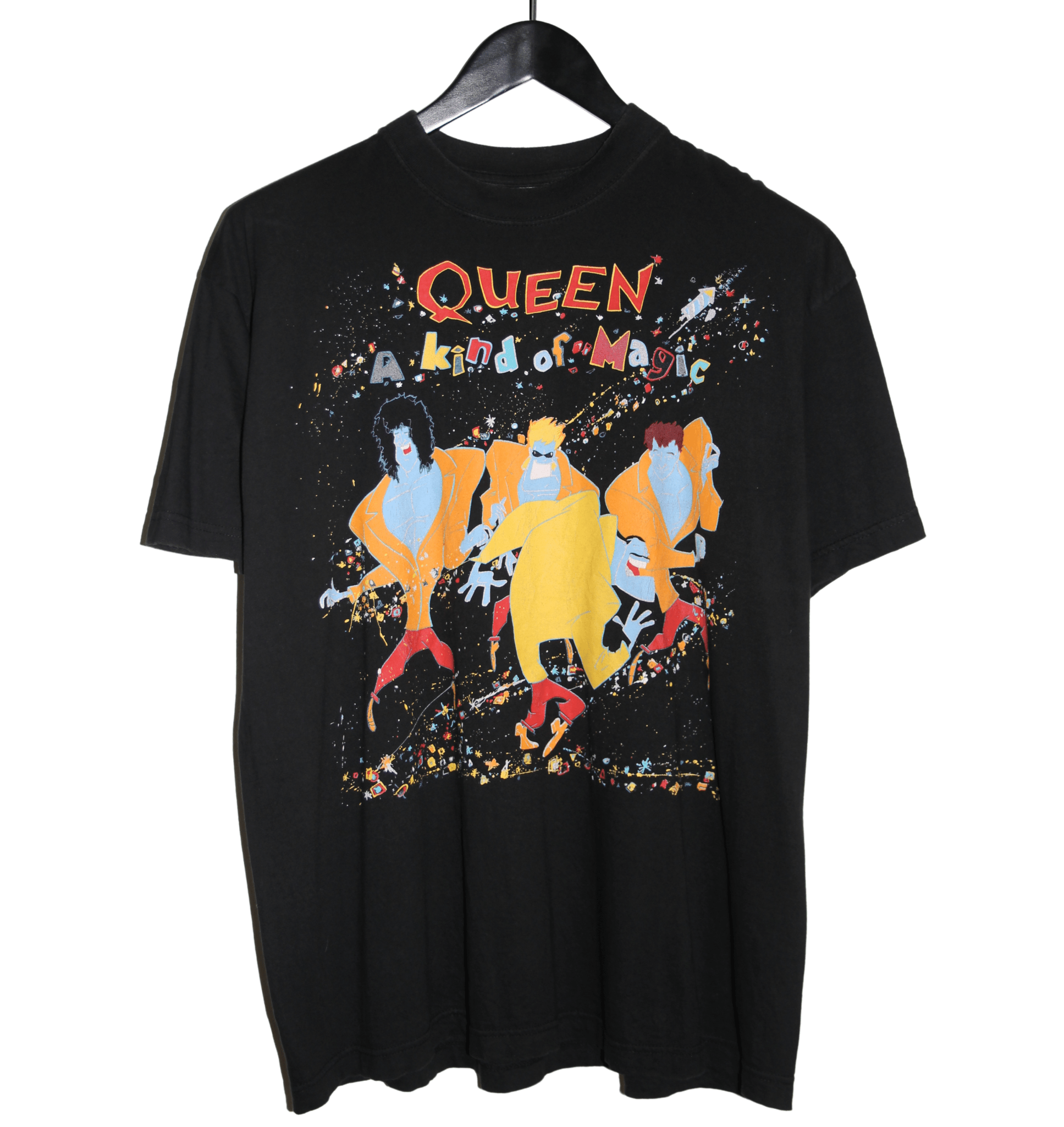 Queen 1986 A Kind of Magic Tour Shirt - Faded AU