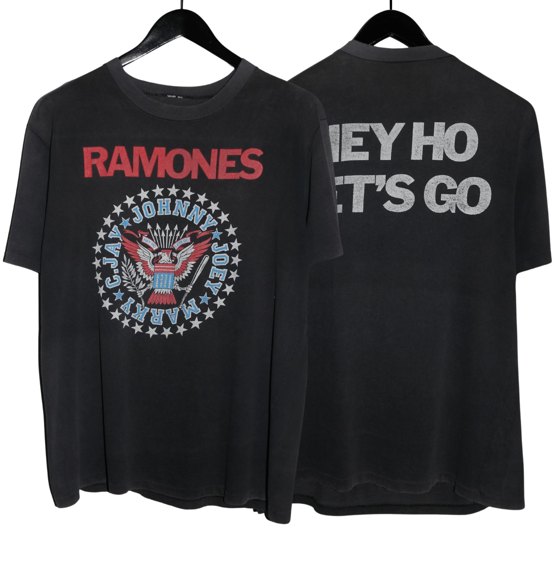 Ramones 1990/91 Hey Ho Let's Go Shirt - Faded AU