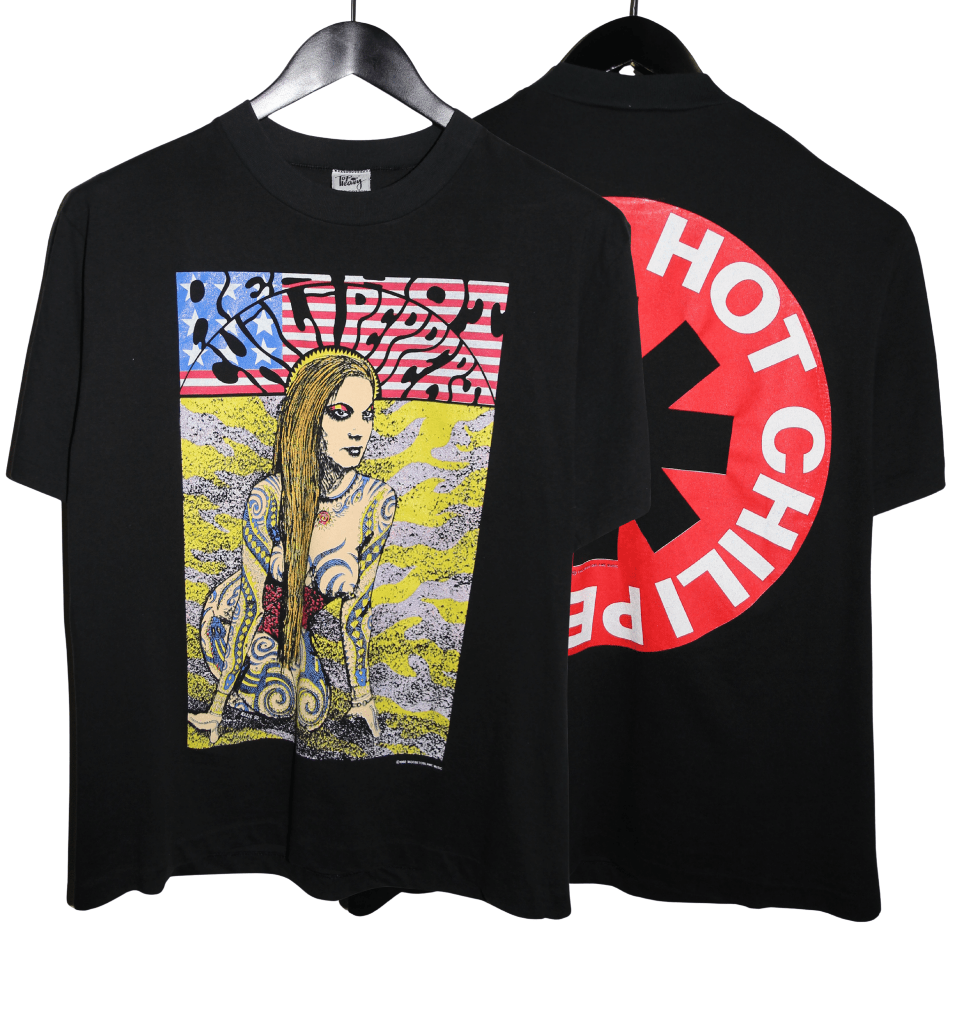 Red Hot Chili Peppers 1990 Frank Kozik Shirt - Faded AU