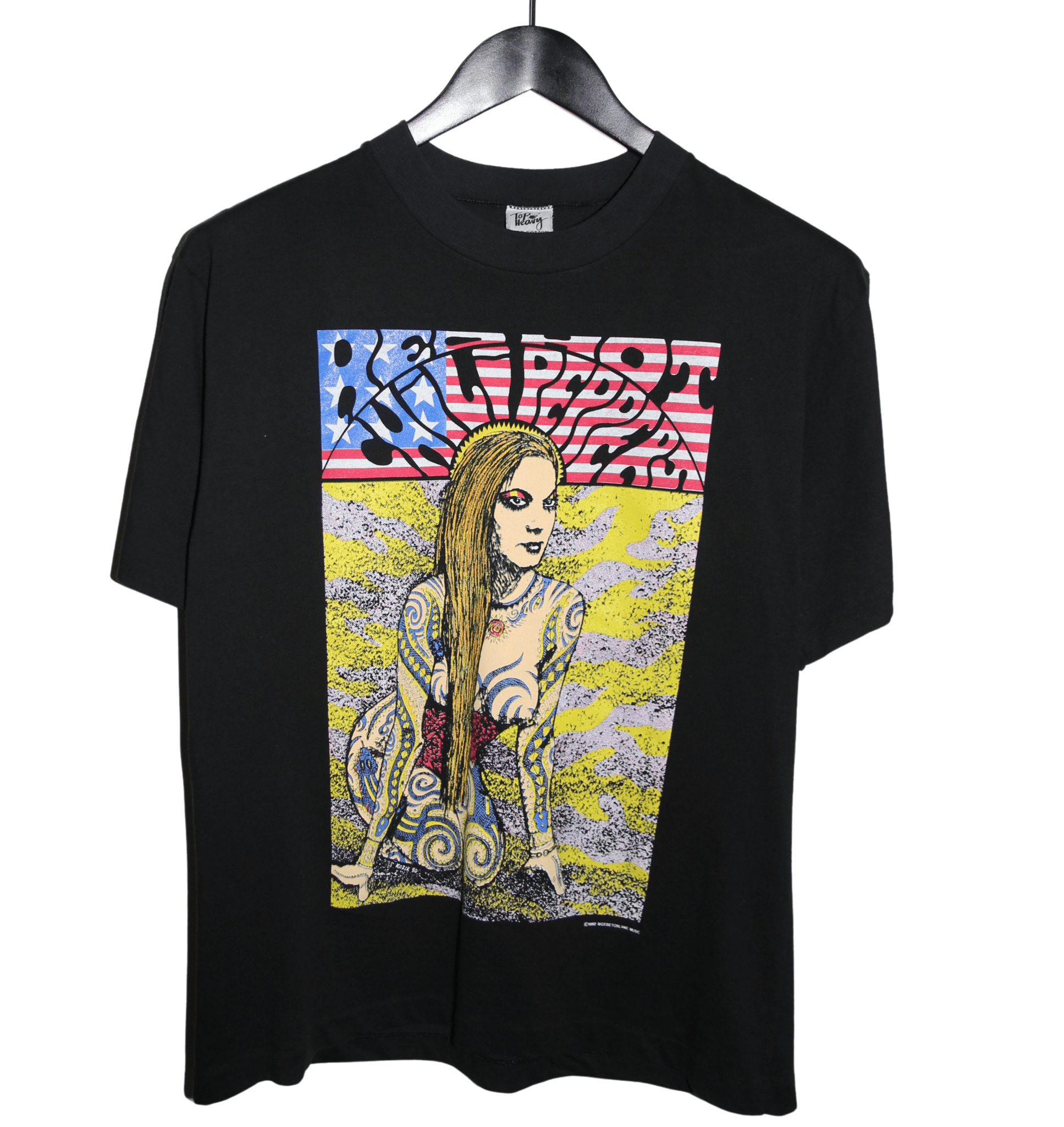 Red Hot Chili Peppers 1990 Frank Kozik Shirt - Faded AU