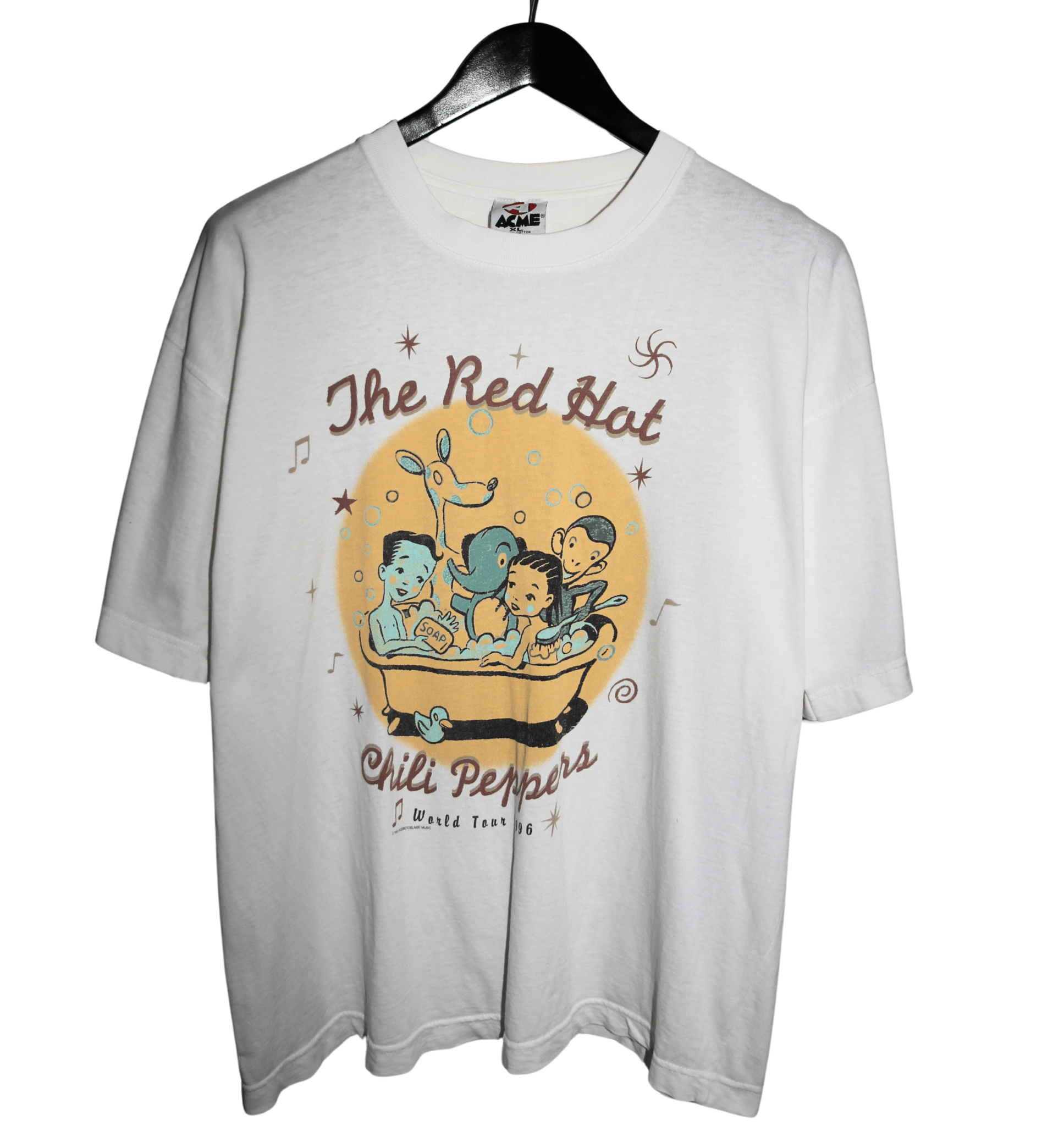 Red Hot Chili Peppers 1996 One Hot Minute Tour Shirt - Faded AU