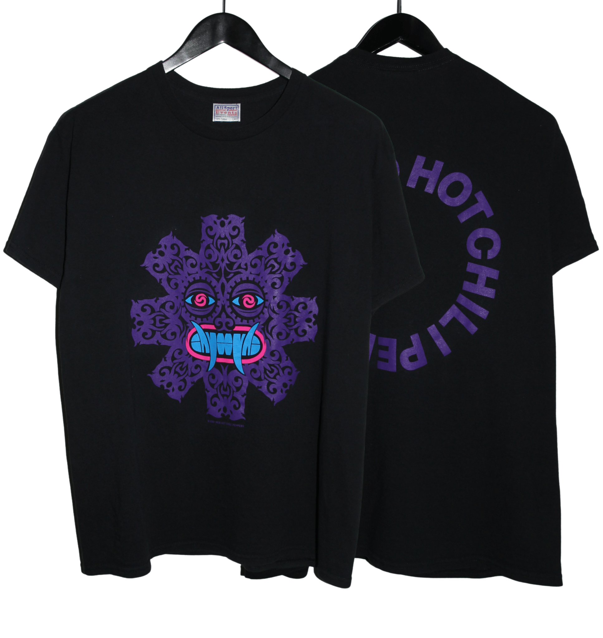 Red Hot Chili Peppers 2001 Aztec Hanky Panky Shirt - Faded AU