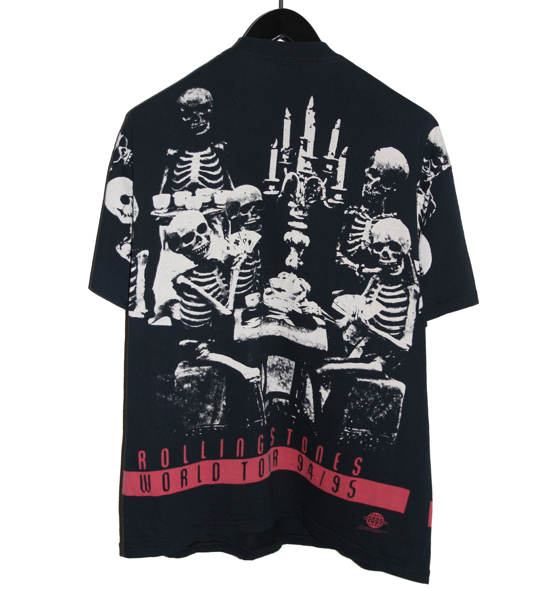 Rolling Stones 1994 Voodoo Lounge All Over Print Shirt - Faded AU