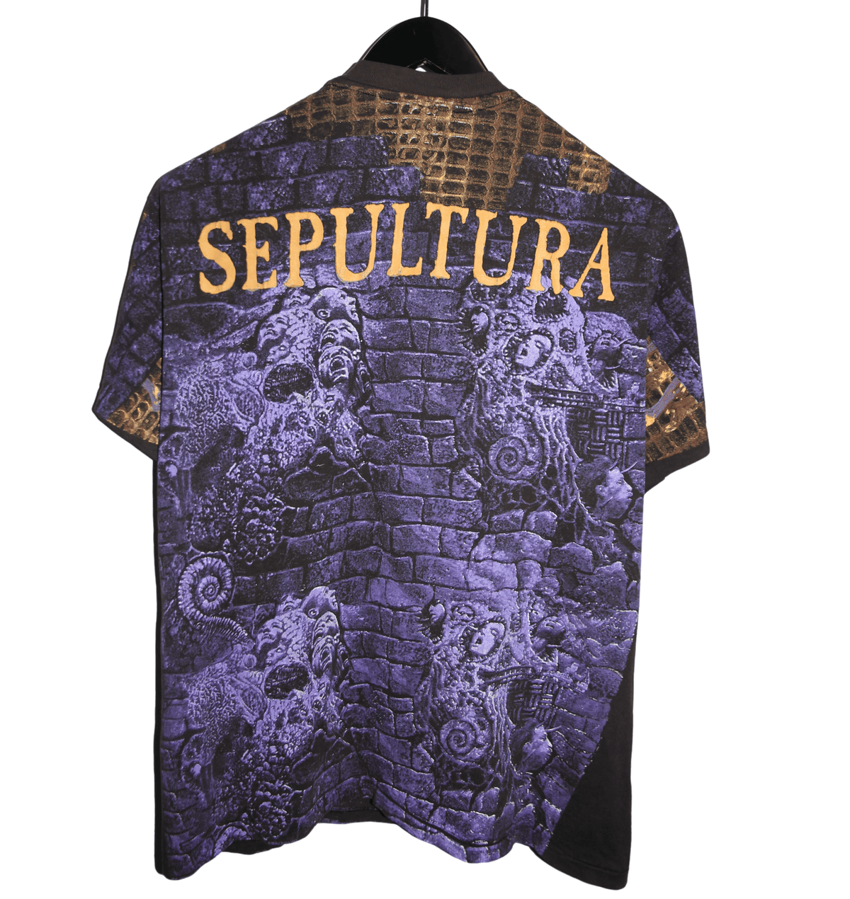 Sepultura 1993 Chaos A.D. All Over Print Shirt - Faded AU