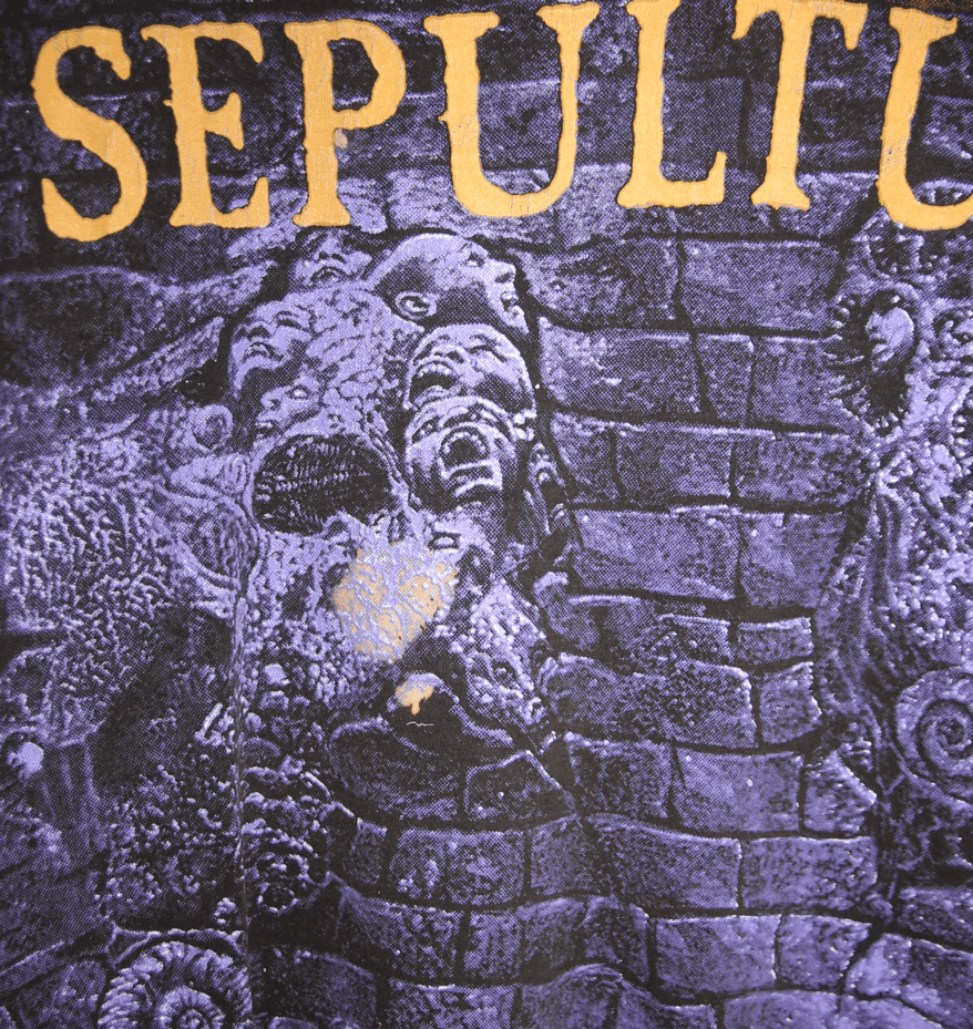 Sepultura 1993 Chaos A.D. All Over Print Shirt - Faded AU