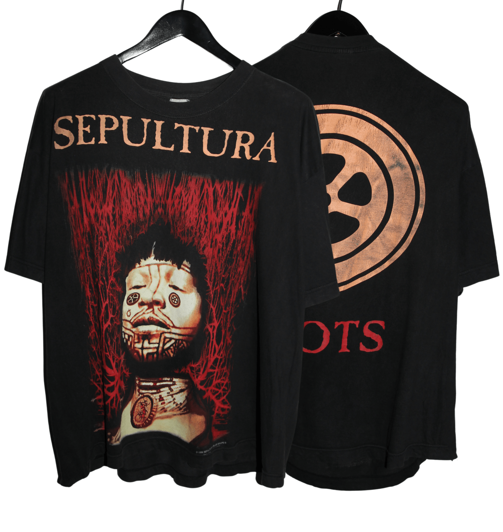 Sepultura 1996 Roots Album Shirt - Faded AU