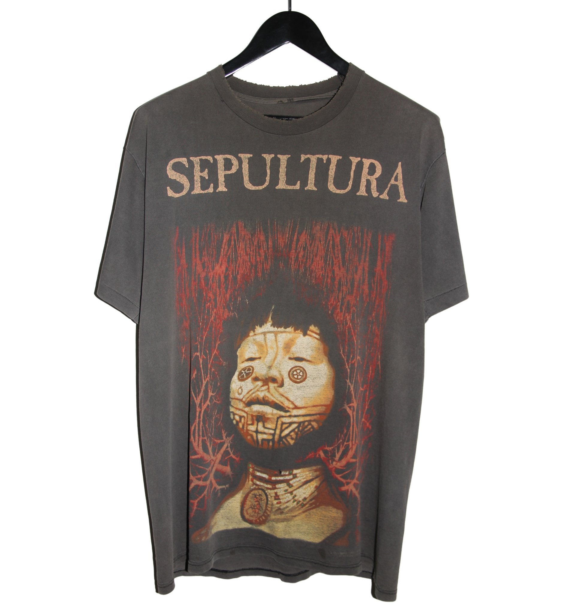 Sepultura 1996 Roots Album Shirt - Faded AU
