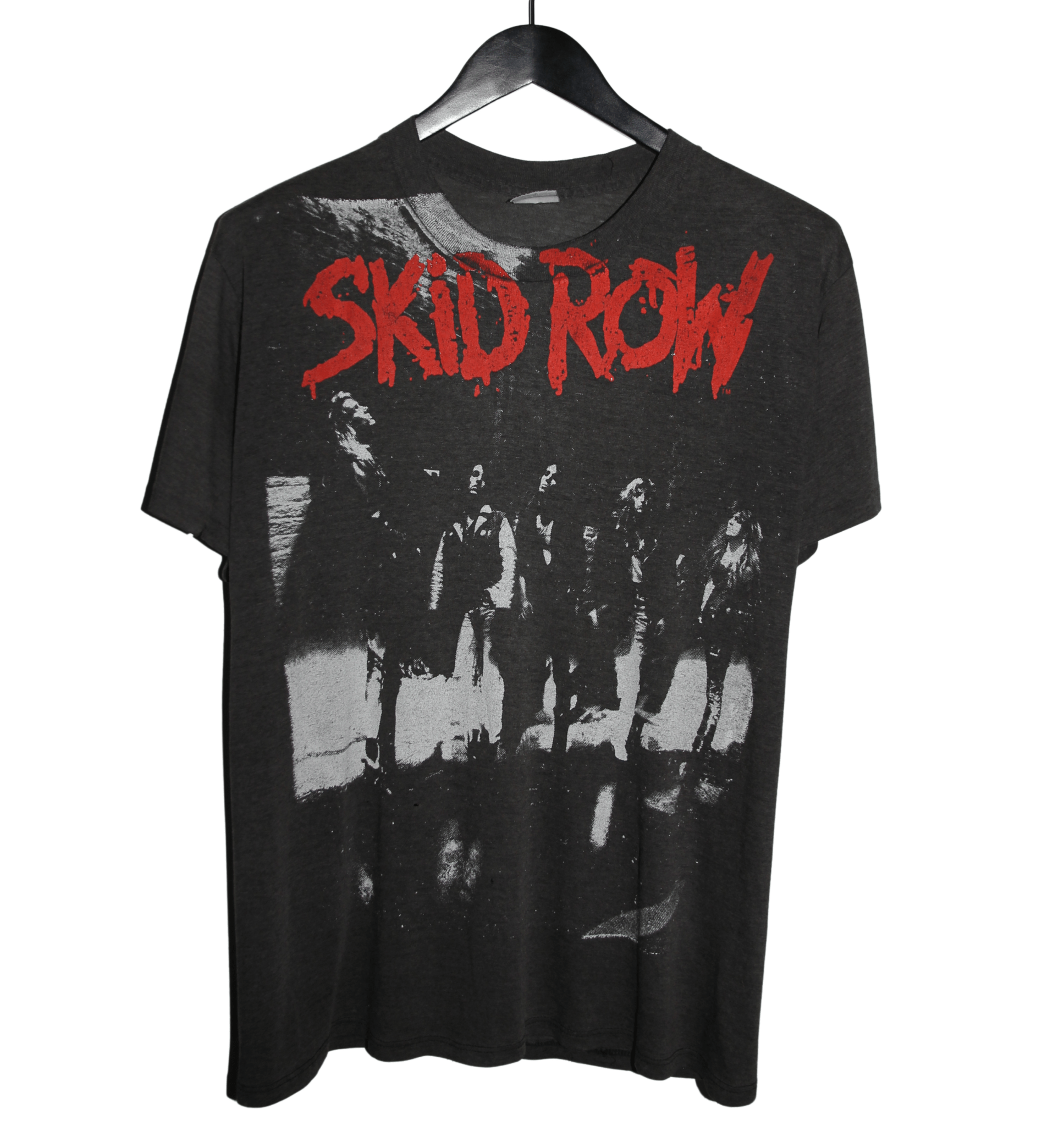 Skid Row 1989 Mess Of The US Tour Shirt - Faded AU