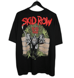Skid Row 1991/92/93 Threat To Sobriety World Tour Shirt - Faded AU