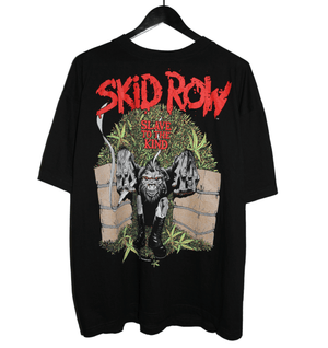 Skid Row 1991/92/93 Threat To Sobriety World Tour Shirt - Faded AU