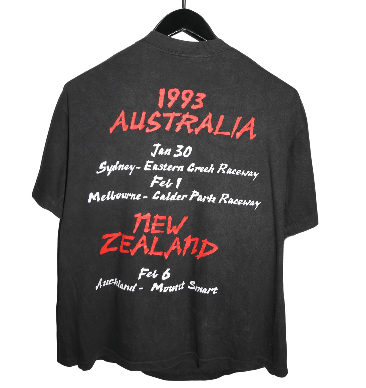 Skid Row 1993 Slave To The Grind Tour Shirt - Faded AU