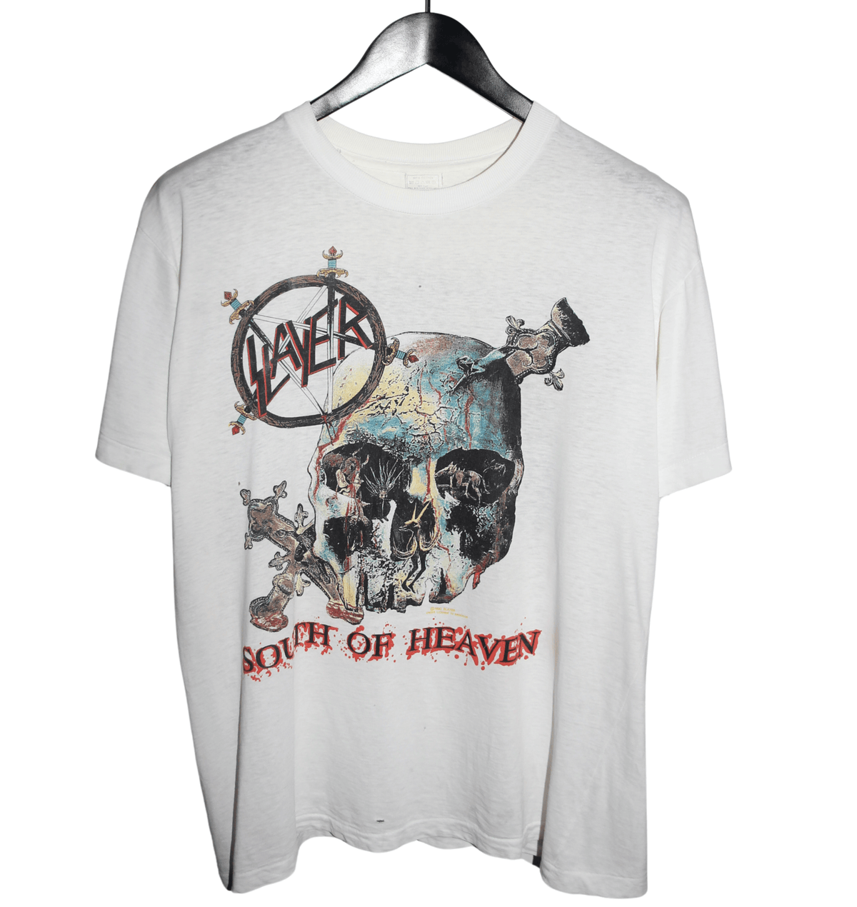 Slayer 1990 South Of Heaven Shirt - Faded AU