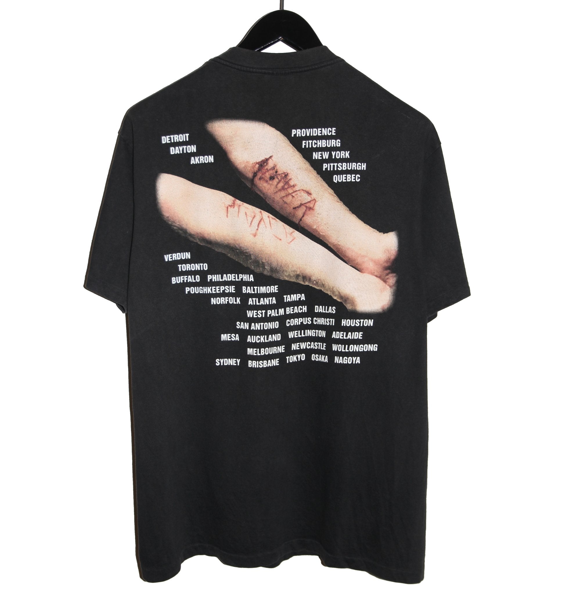 Slayer 1994 Divine Intervention Tour Shirt - Faded AU
