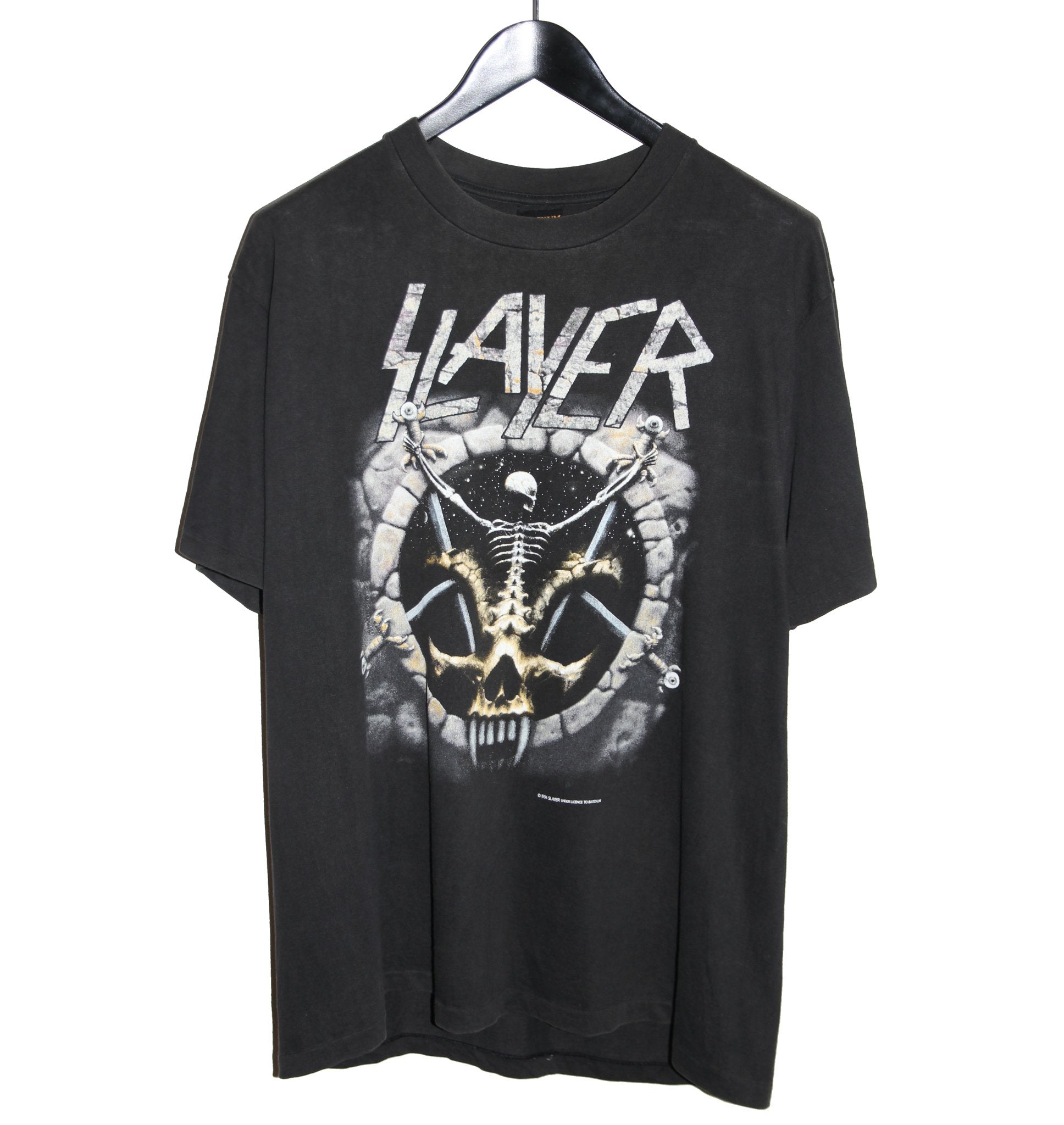 Slayer 1994 Divine Intervention Tour Shirt - Faded AU