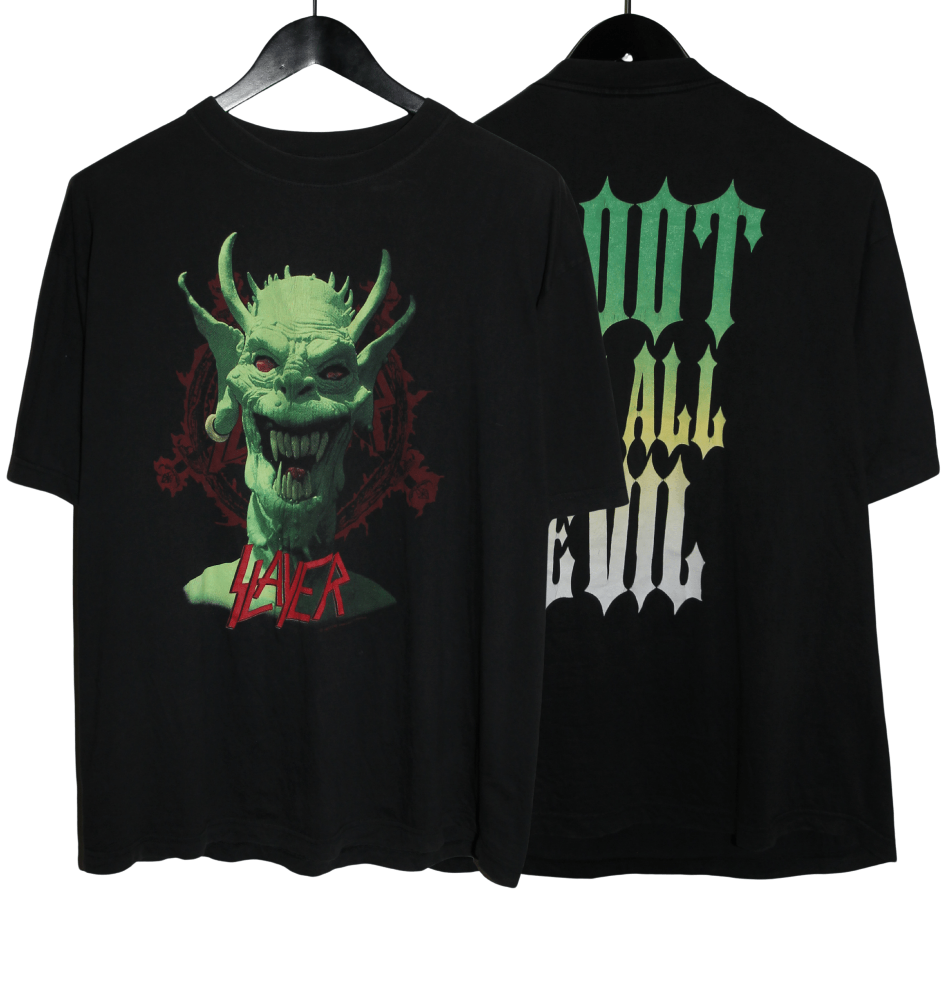 Slayer 1995 The Root Of All Evil Shirt - Faded AU