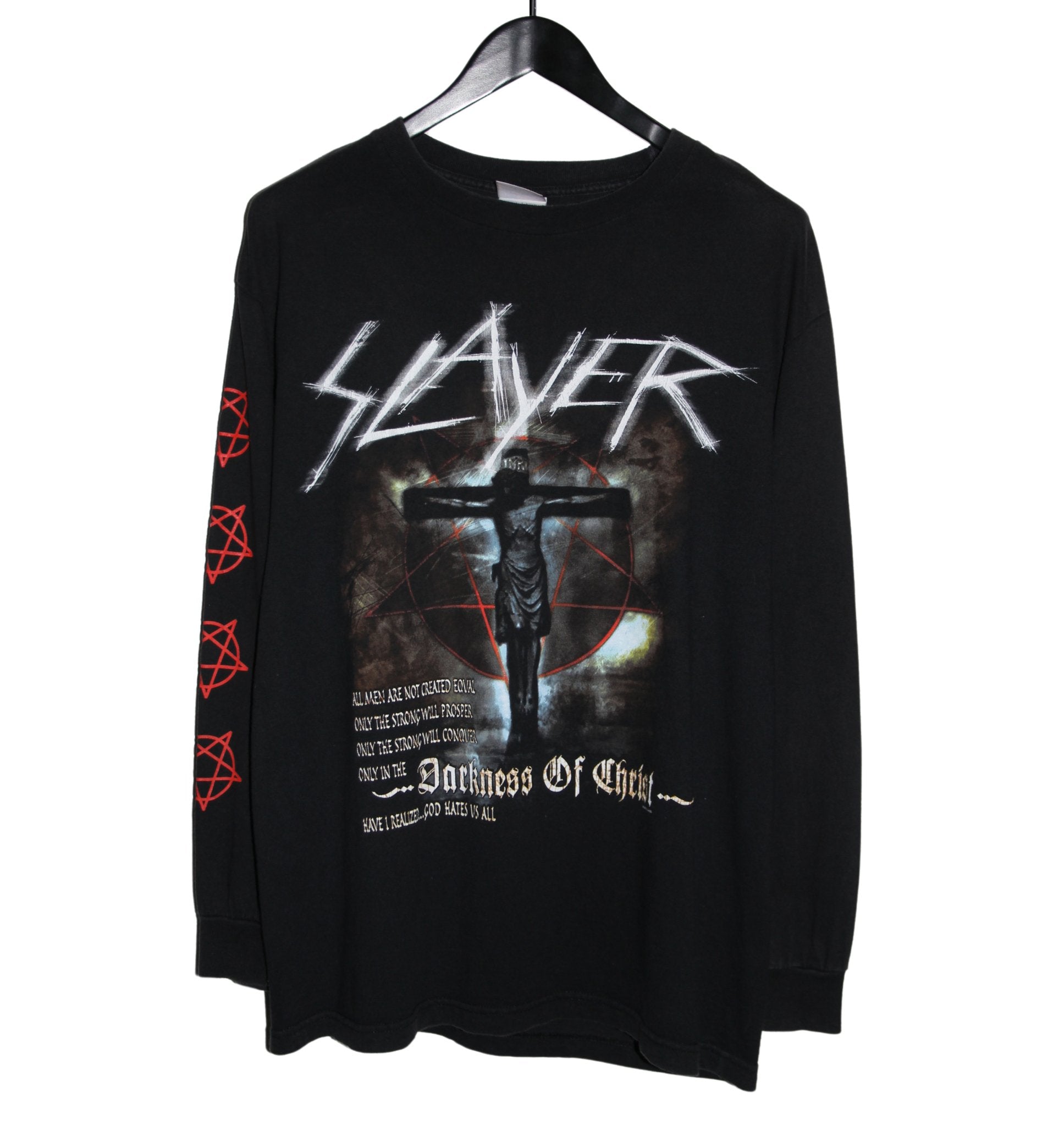Slayer 2002 Darkness of Christ Long Sleeve - Faded AU