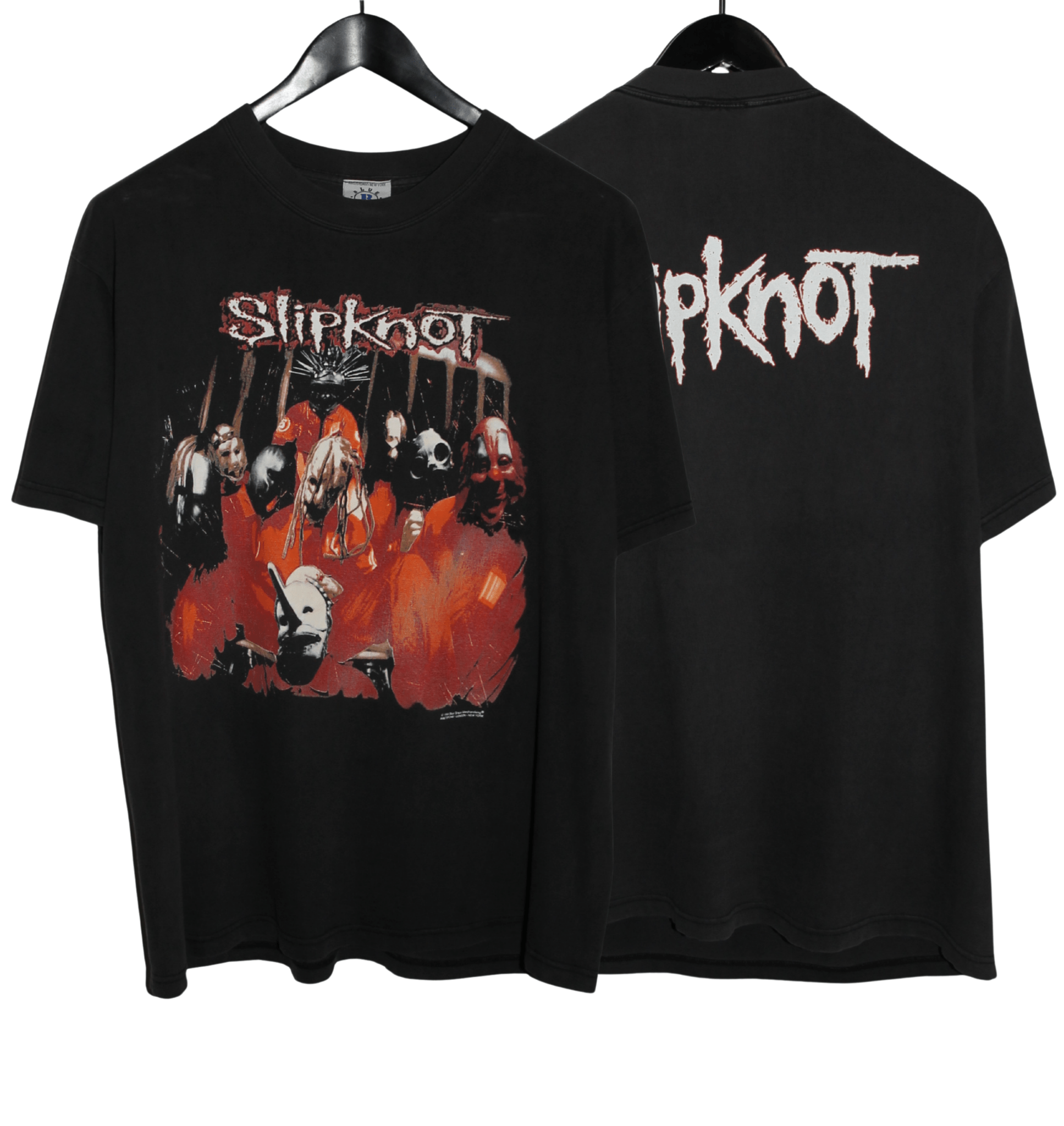 Slipknot 1999 Self Titled Album Shirt - Faded AU