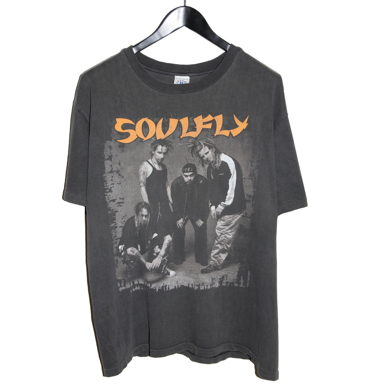 Soulfly 1998 Self Titled Album Shirt - Faded AU