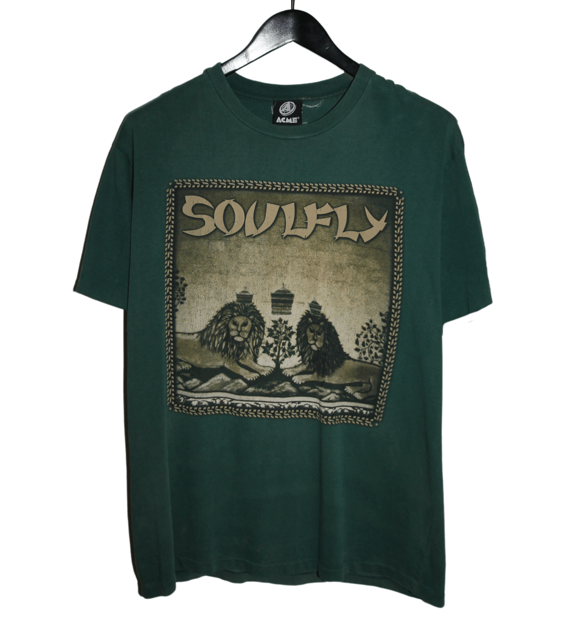 Soulfly 2002 Tree of Pain Shirt - Faded AU