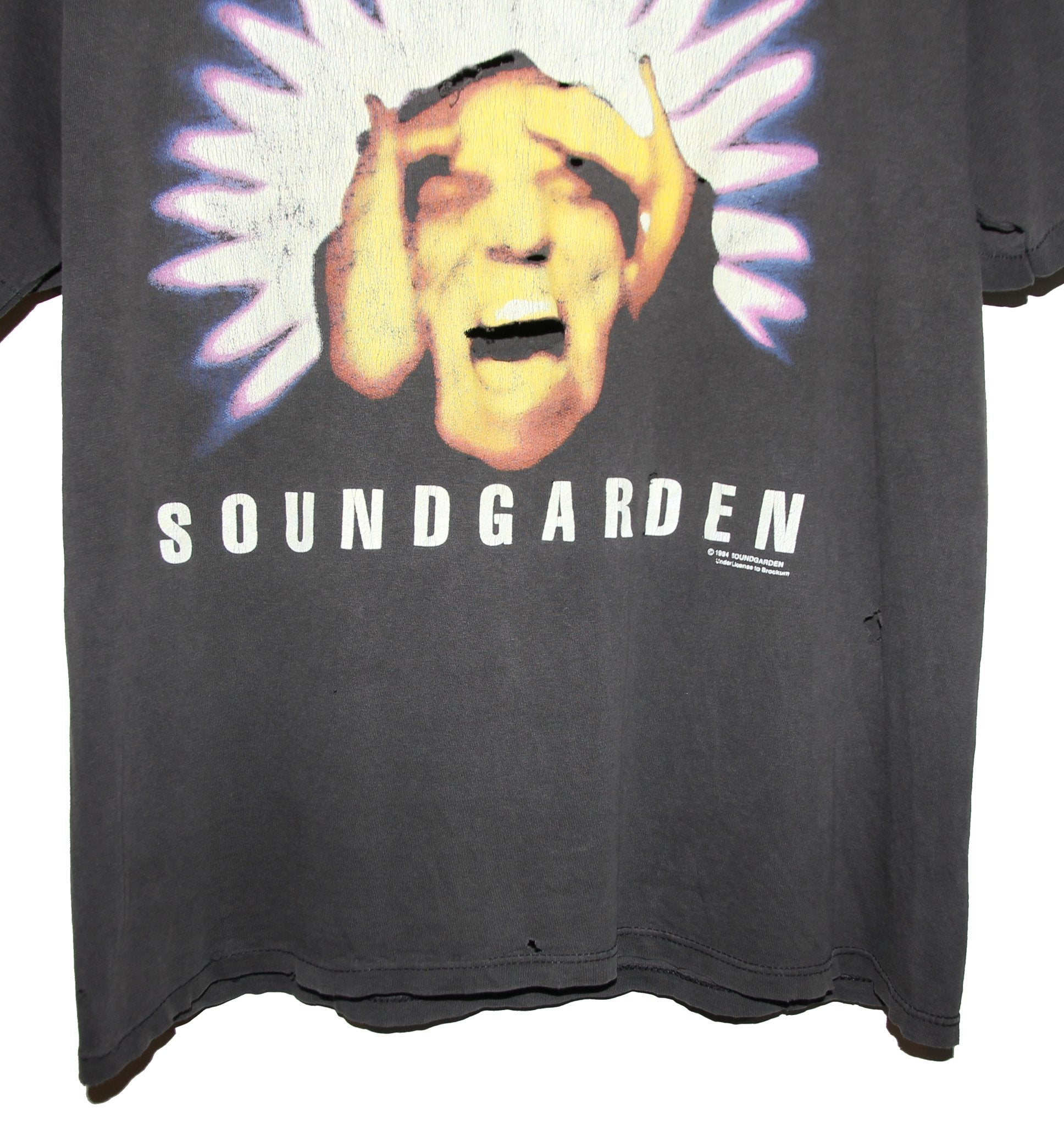 Soundgarden 1994 Black Hole Sun Shirt - Faded AU