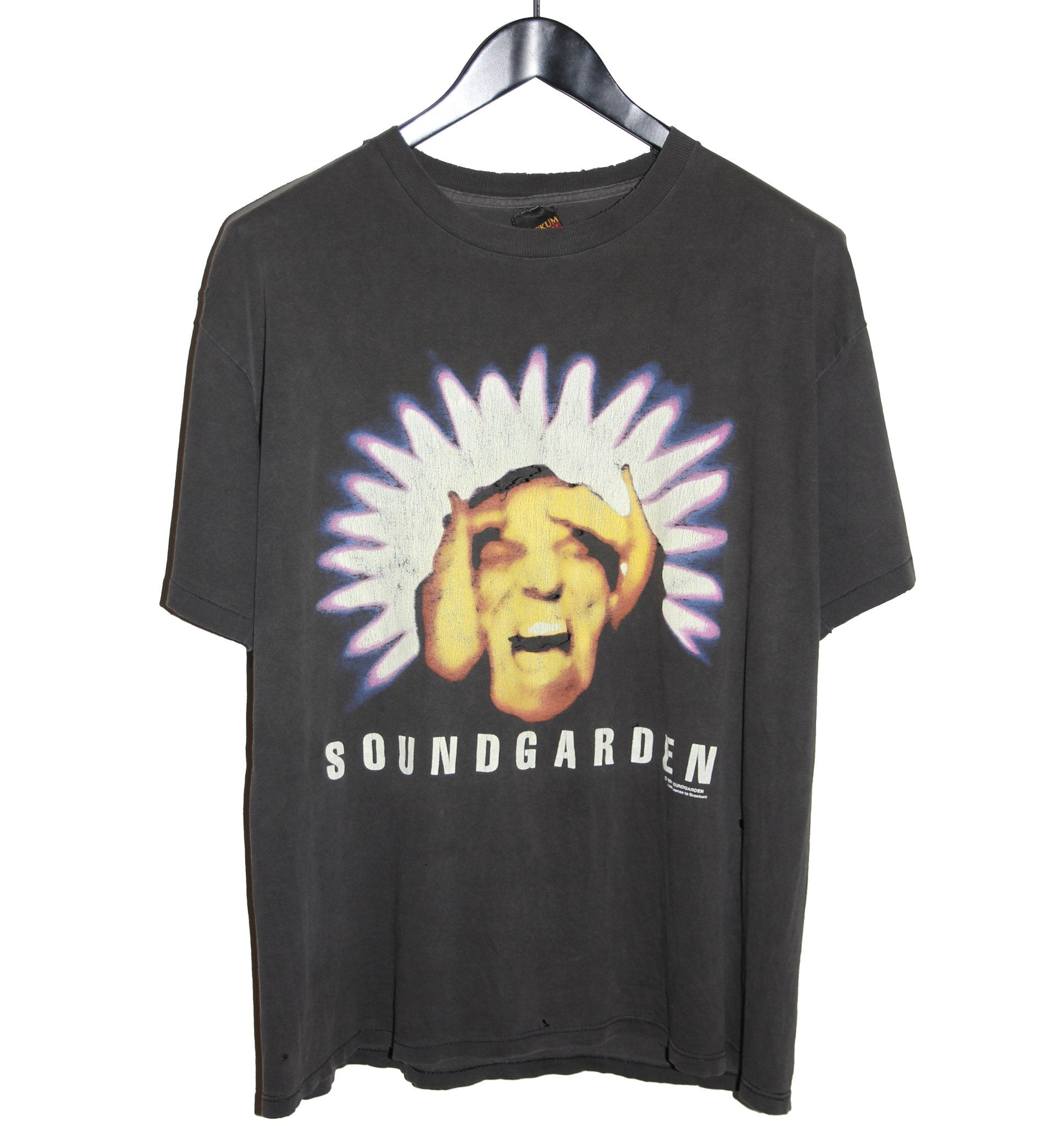Soundgarden 1994 Black Hole Sun Shirt - Faded AU