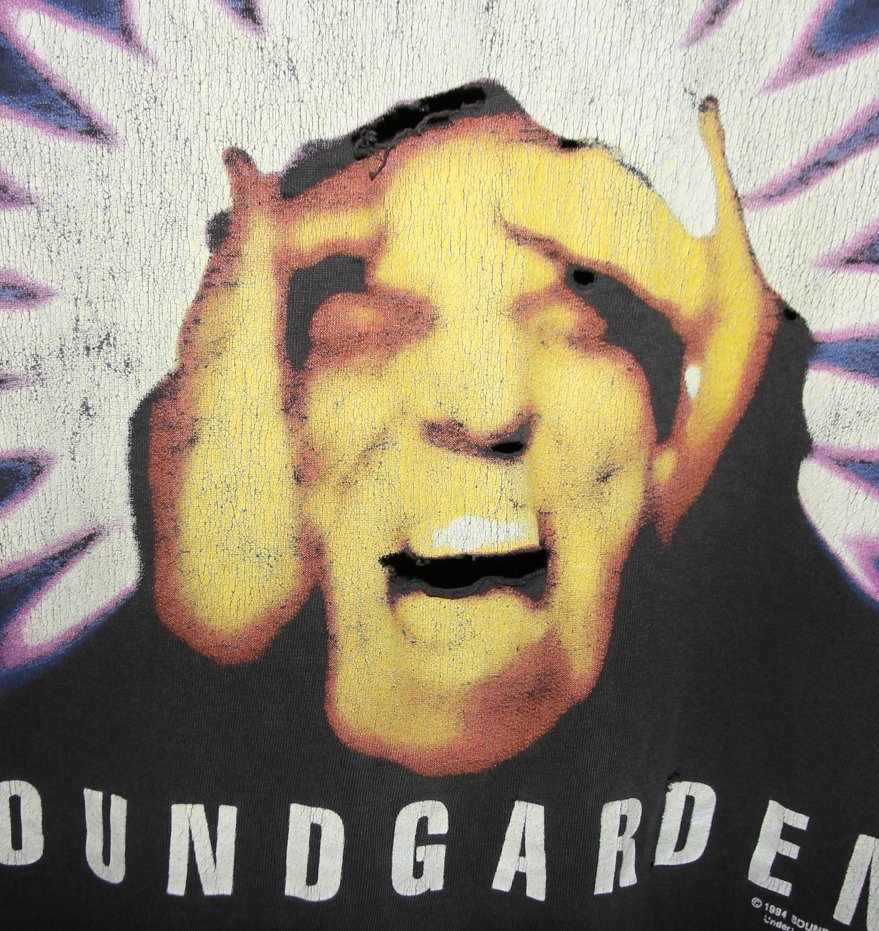 Soundgarden 1994 Black Hole Sun Shirt - Faded AU