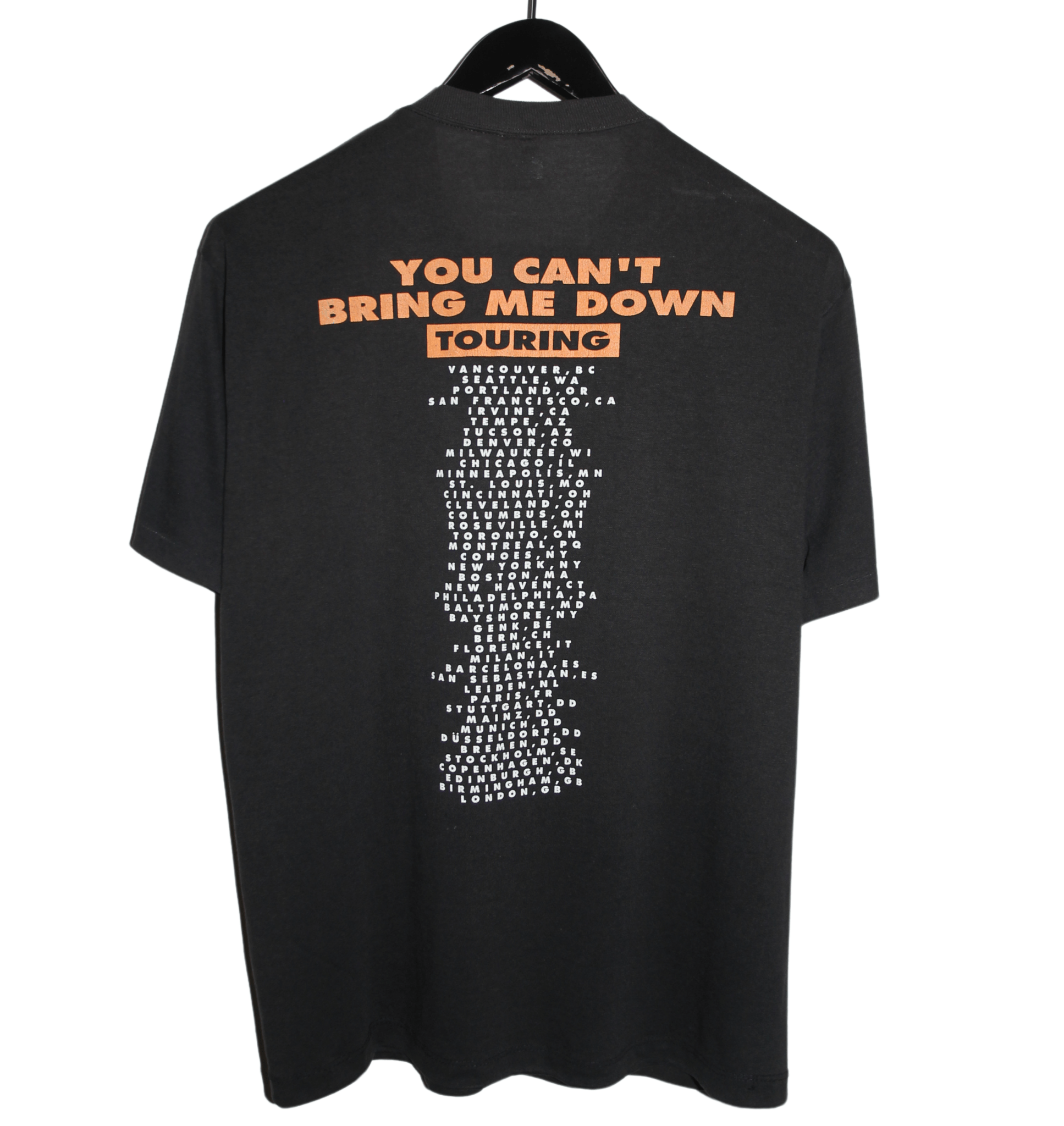 Suicidal Tendencies 1990 Lights Camera Revolution Tour Shirt - Faded AU