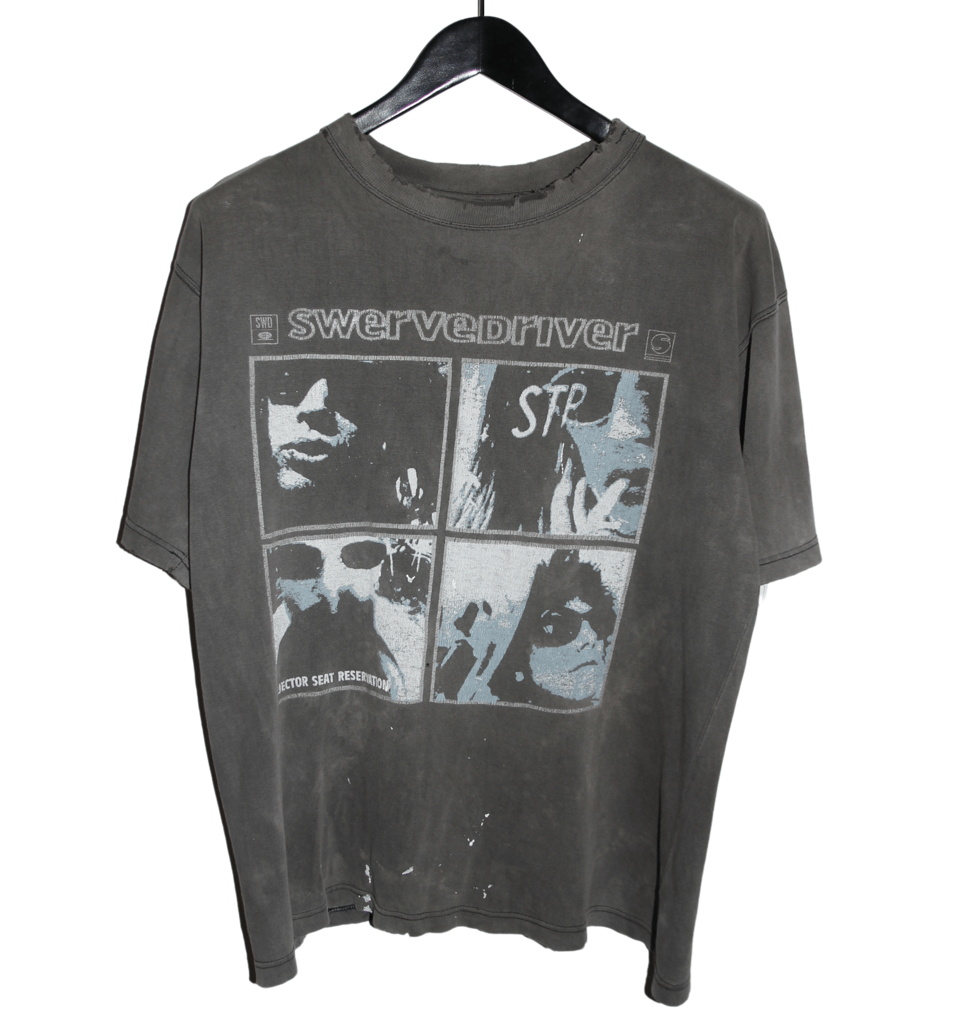 Swervedriver 1995 Ejector Seat Reservation Album Shirt - Faded AU