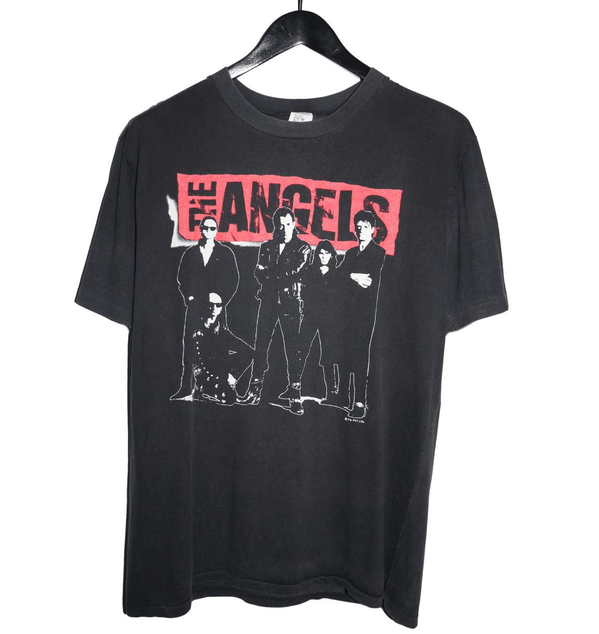 The Angels 1988 Live Line Tour Shirt - Faded AU