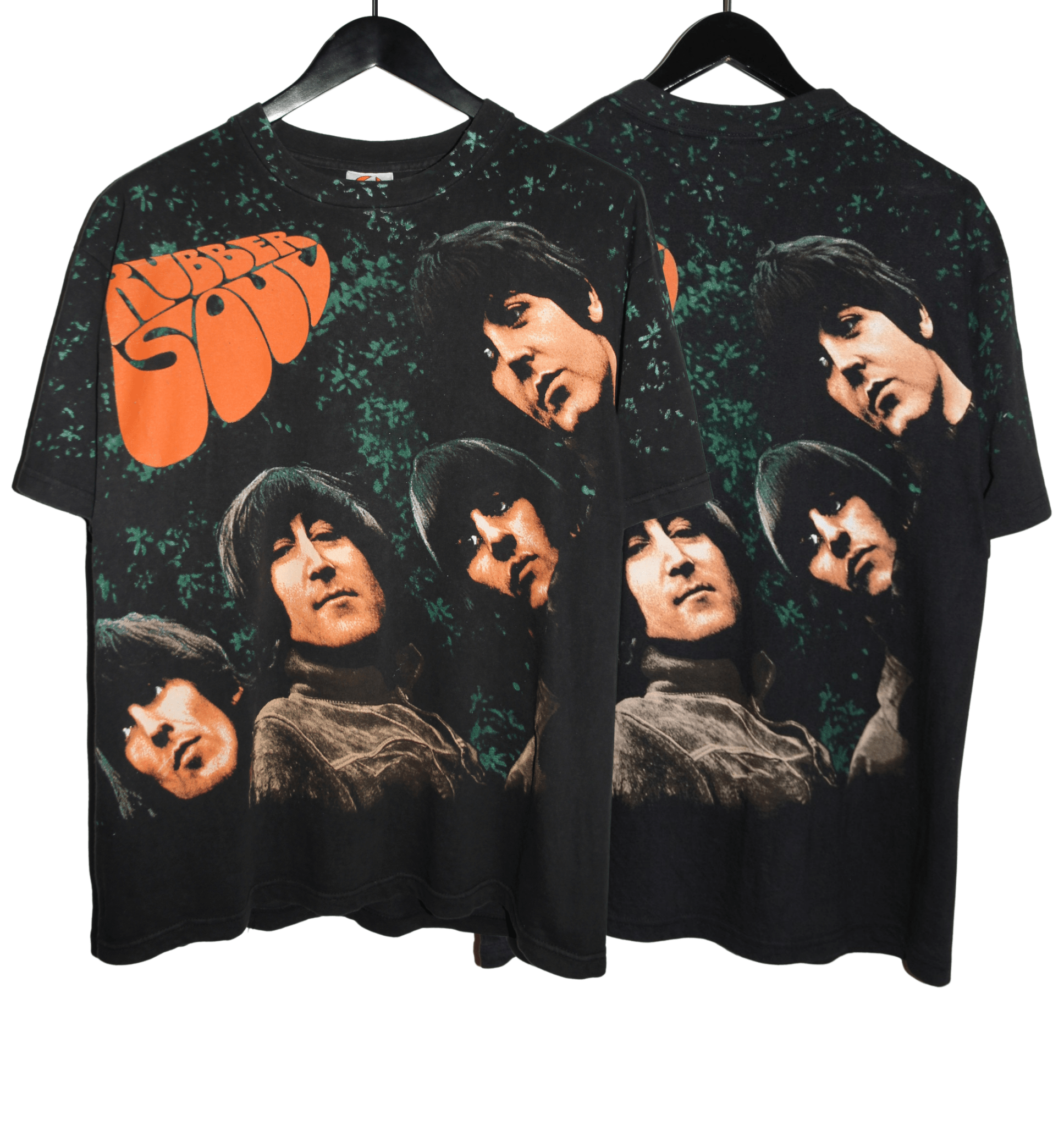 The Beatles 90's Rubber Soul All Over Print Shirt - Faded AU