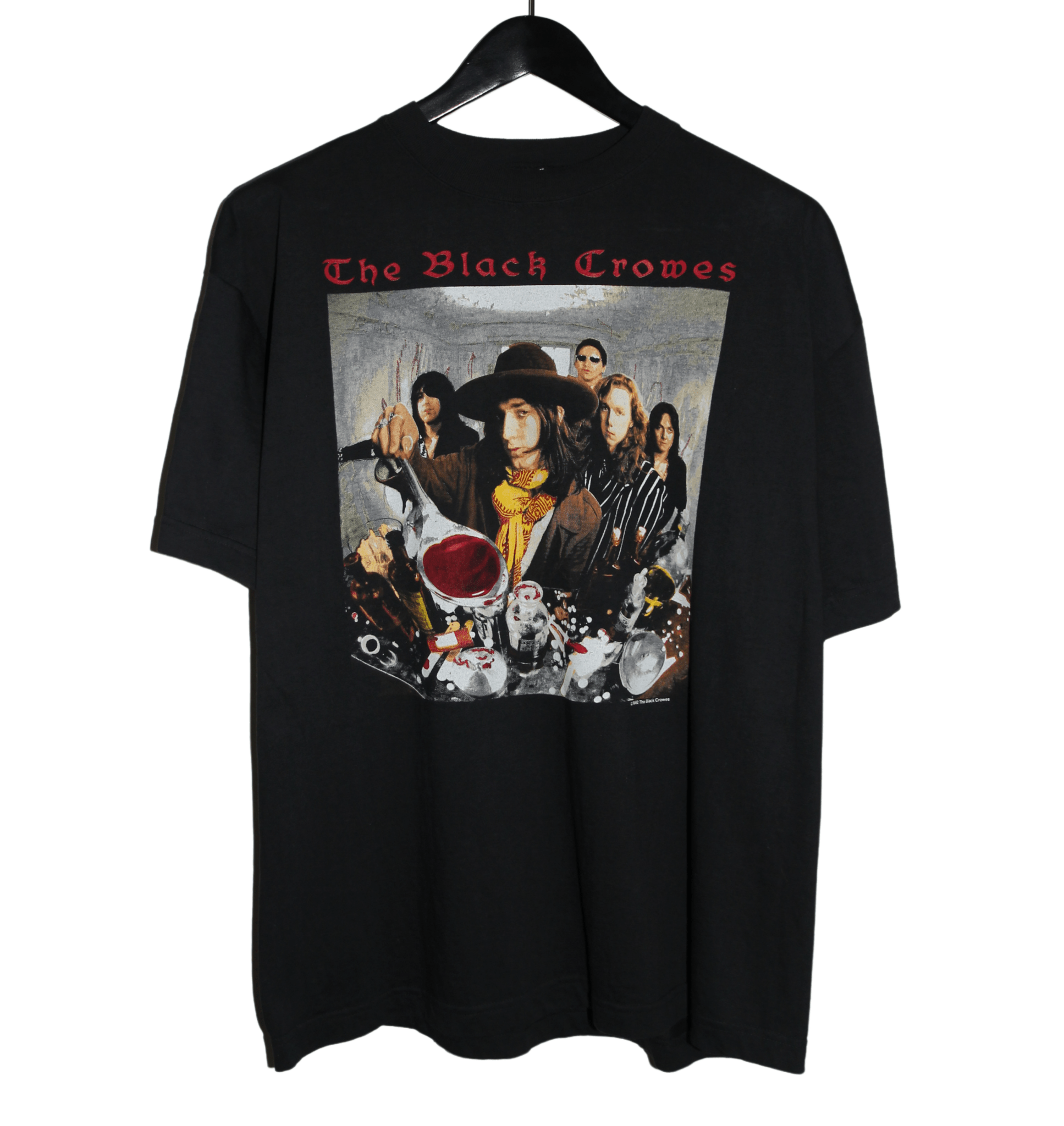 The Black Crowes 1992 High as the Moon Tour Shirt - Faded AU